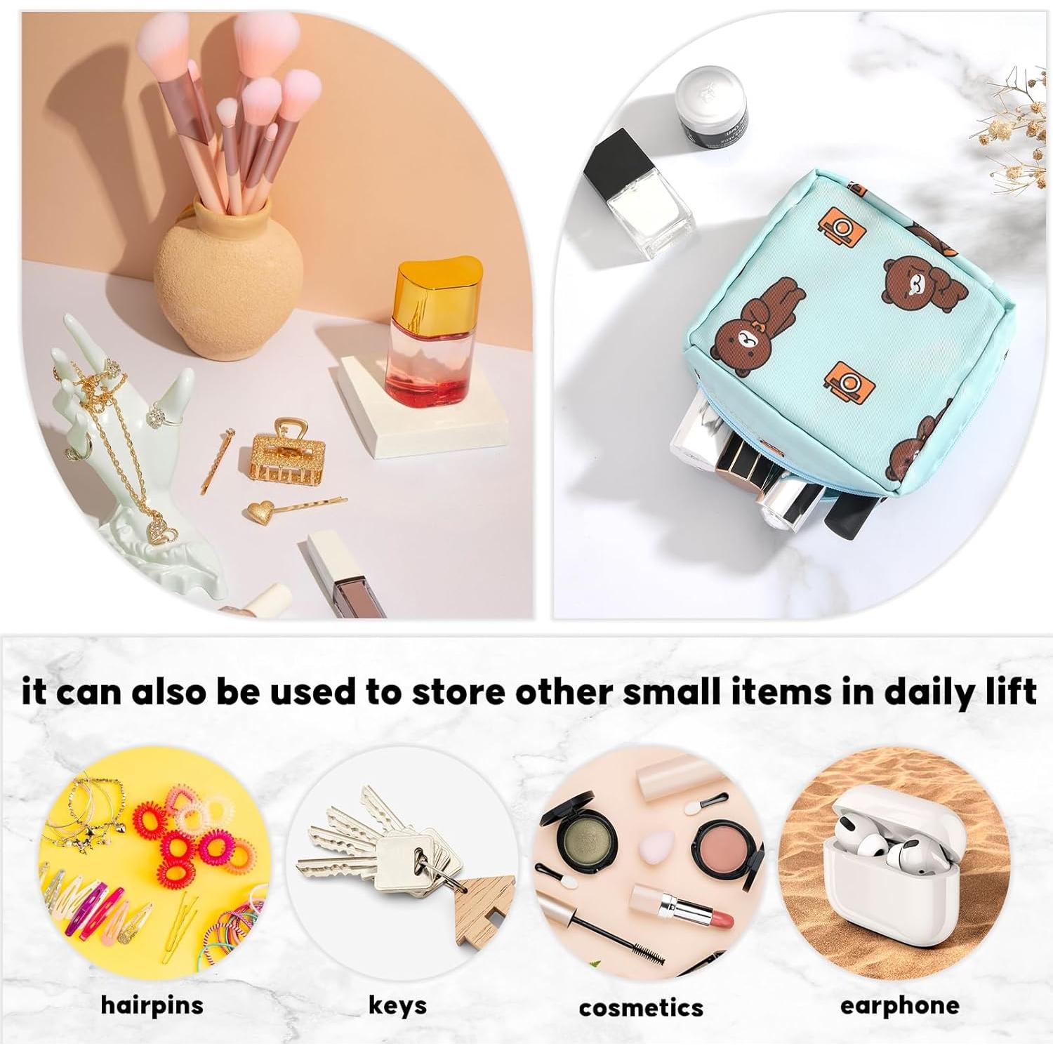 Bolsa de Almacenamiento Menstrual Abeillo 12.9x12.7cm 4 Pcs