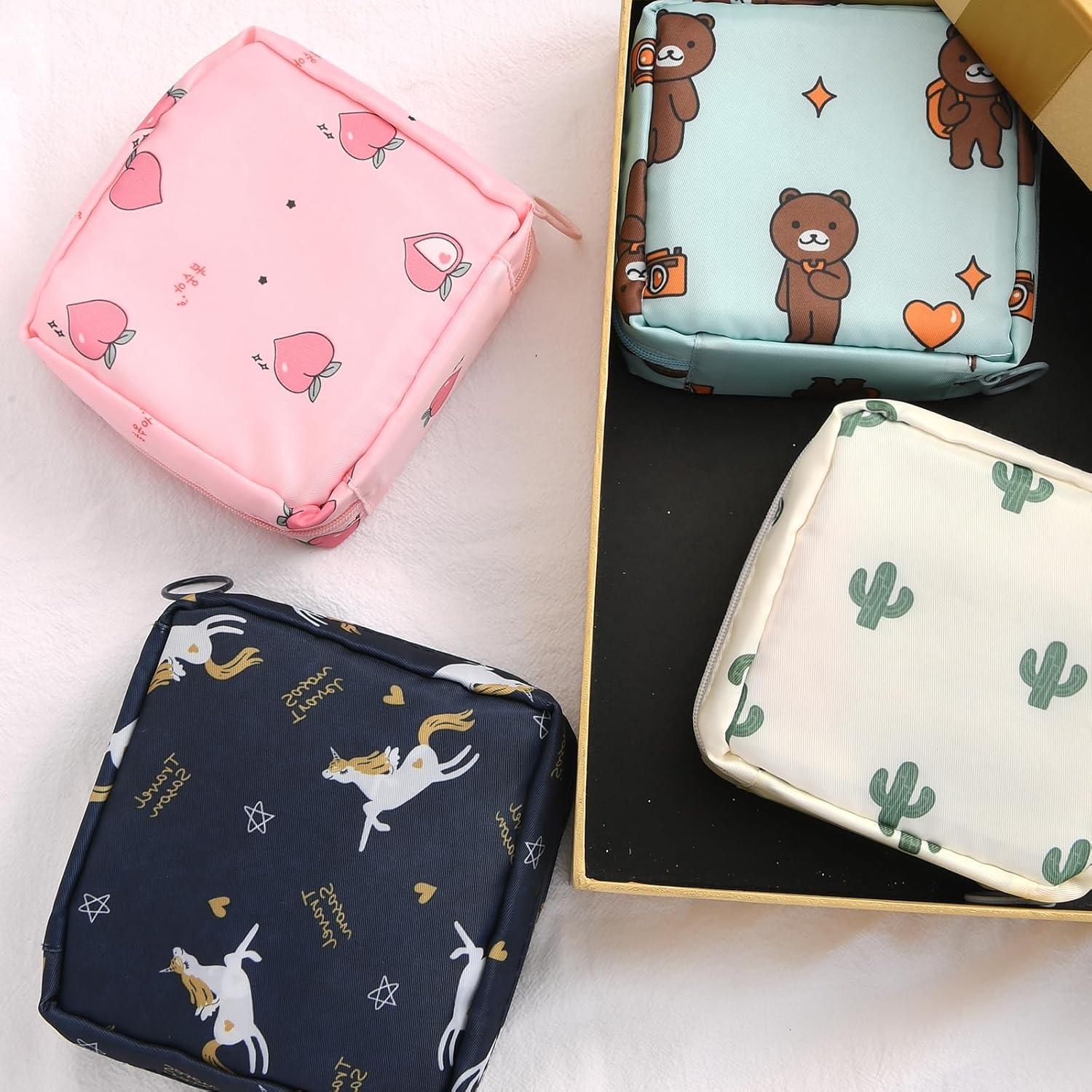 Bolsa de Almacenamiento Menstrual Abeillo 12.9x12.7cm 4 Pcs