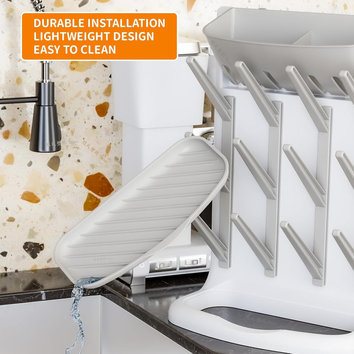 Soporte Vertical para Secado de Biberones Yieach Gris