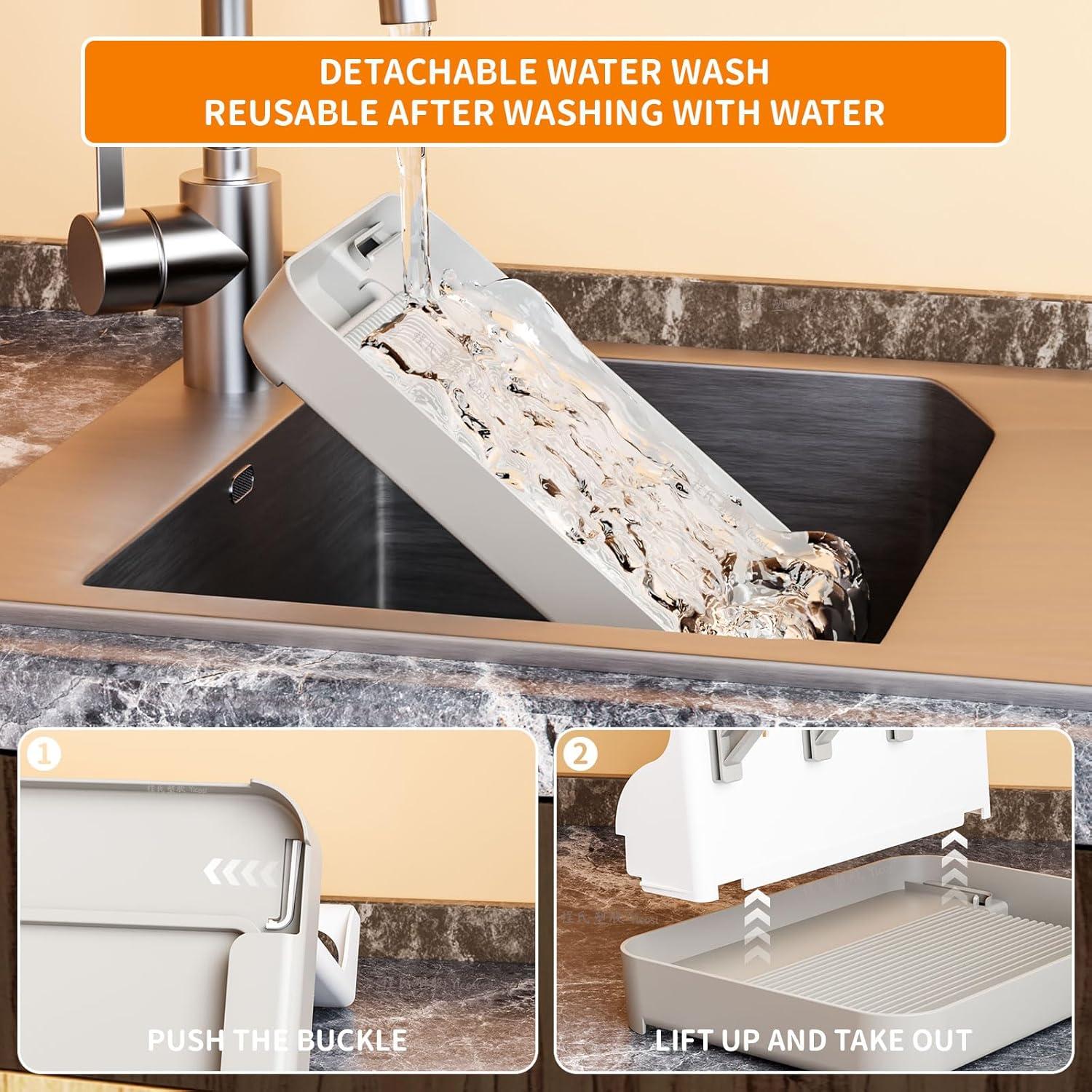 Soporte Vertical para Secado de Biberones SuoXing Grande Gris