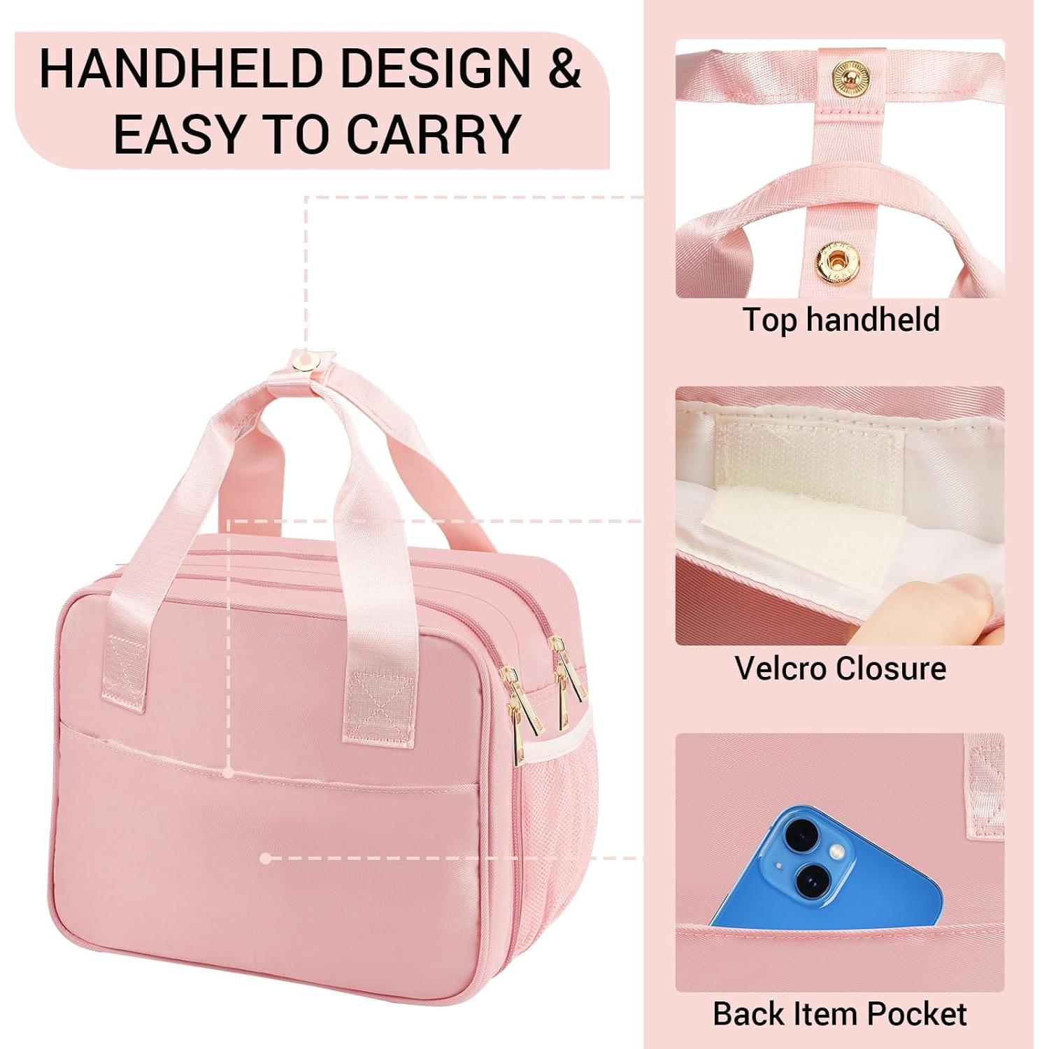 Bolsa de Enfriamiento PIIOSER para Leche Materna Rosa 28x14x21cm