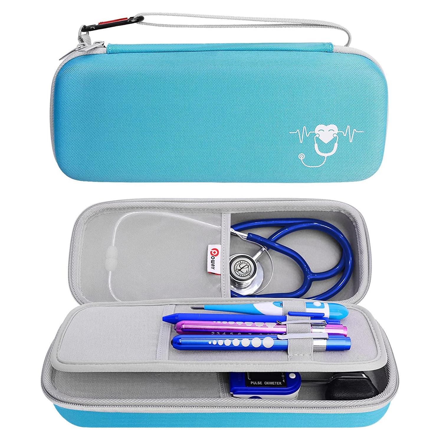 Funda Dura para Estetoscopio OPOWAY Turquesa - Compatible 3M Littmann