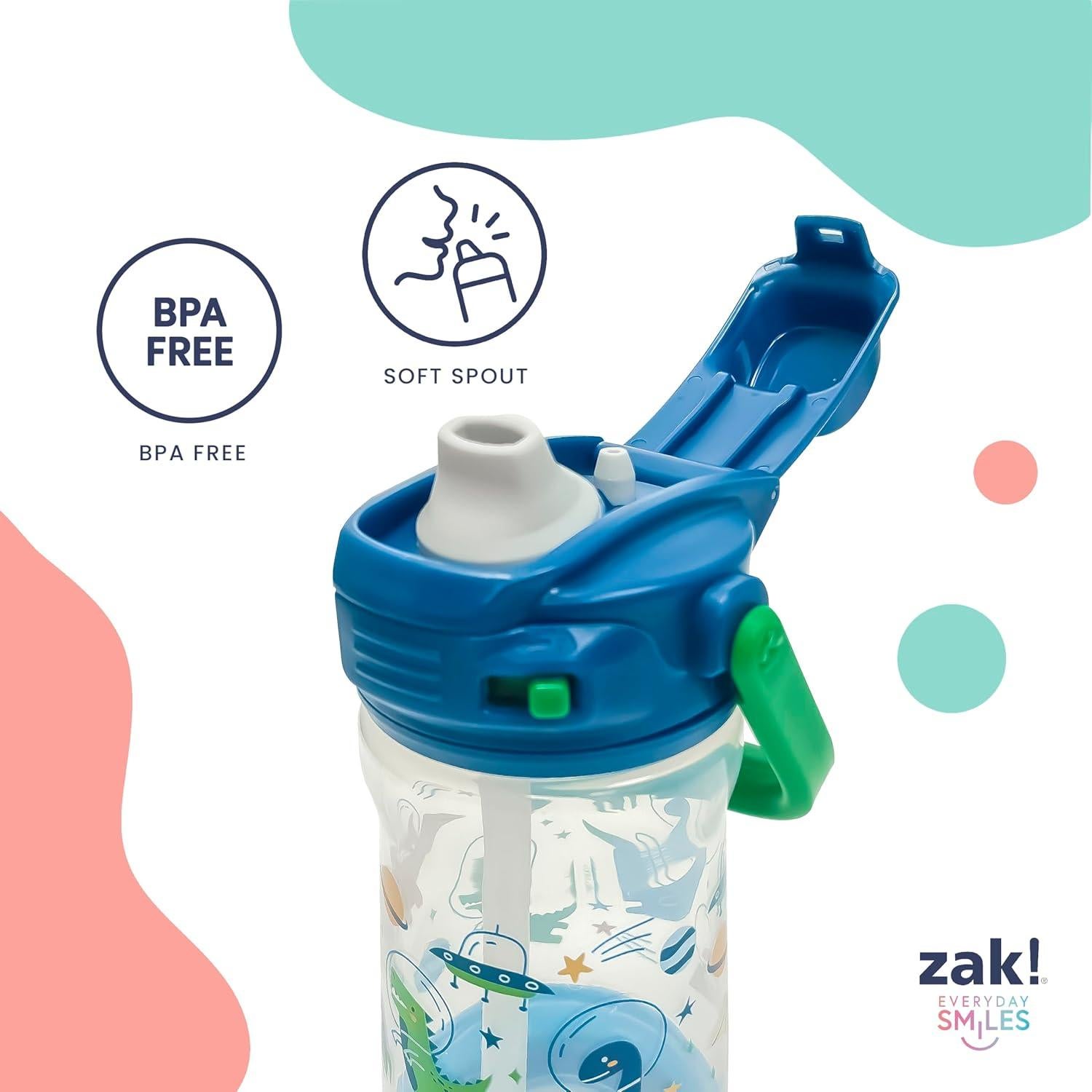 Botella de Agua Zak Designs Beacon 354ml Dinosaurio