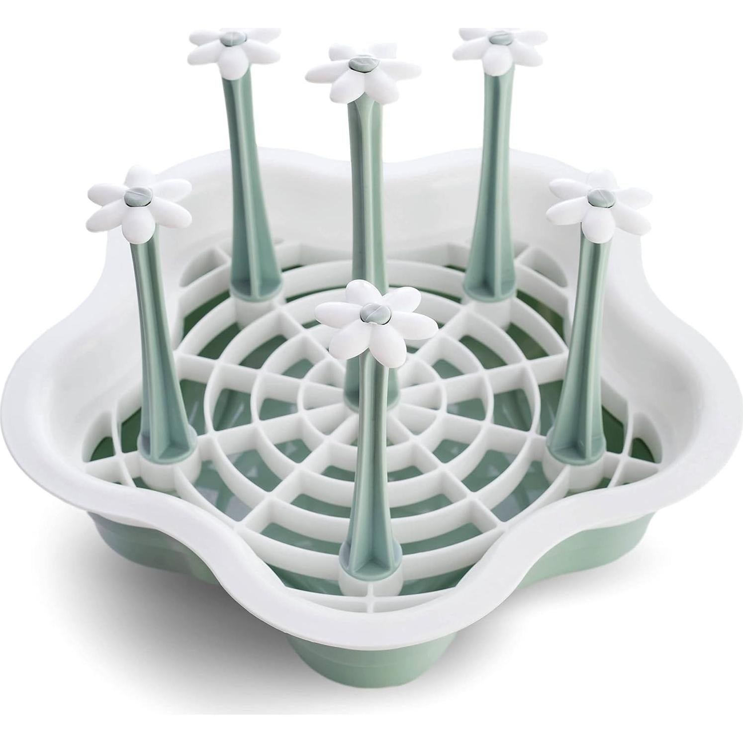 Escurridor de Botellas L-WASH Plegable con Bandeja Drenaje