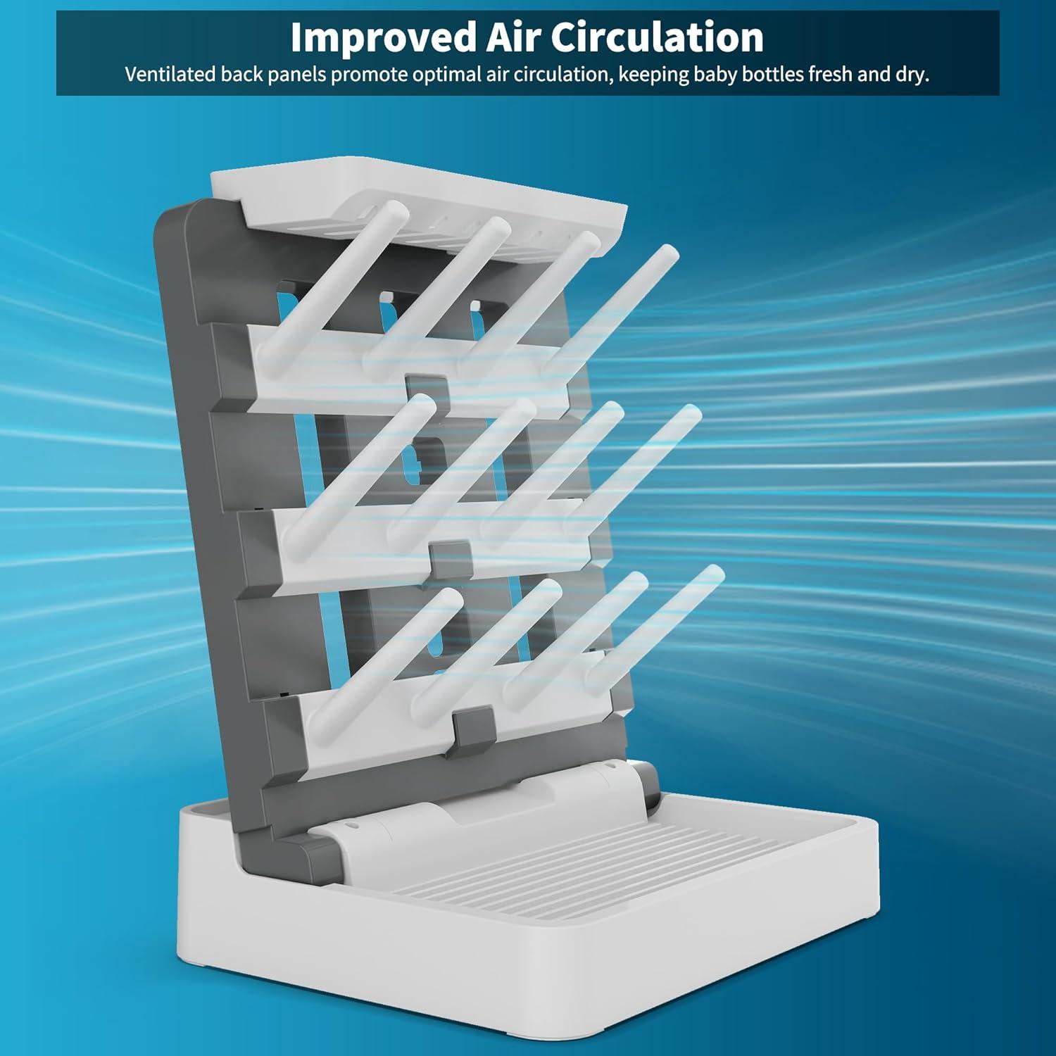 Soporte Vertical para Secado de Biberones Venuekkuri - Ahorra Espacio