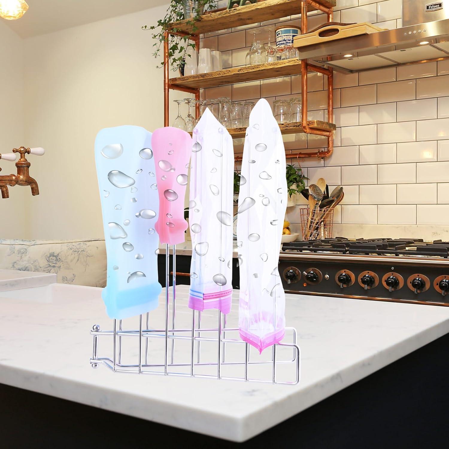 Soporte de Secado Plegable LEKUSHA de Acero Inoxidable 26.7 cm