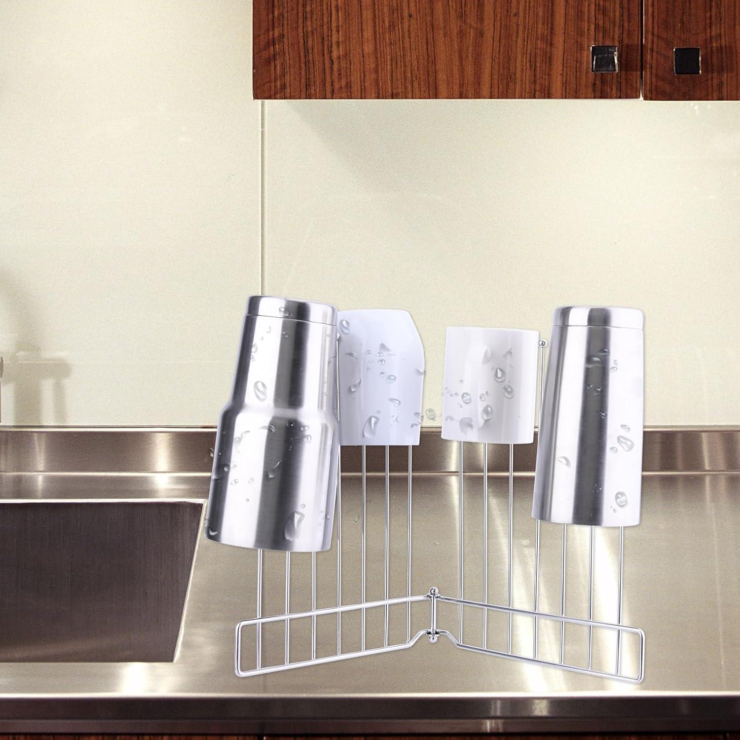 Soporte de Secado Plegable LEKUSHA de Acero Inoxidable 26.7 cm