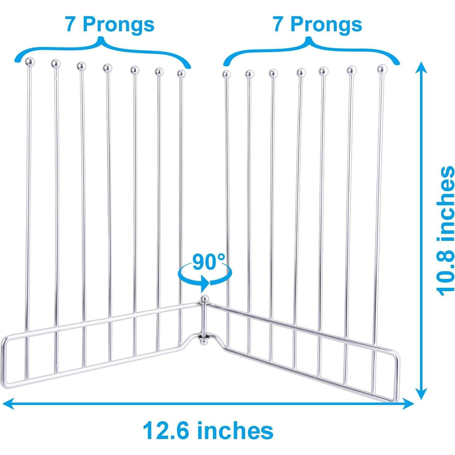Soporte de Secado Plegable LEKUSHA de Acero Inoxidable 26.7 cm