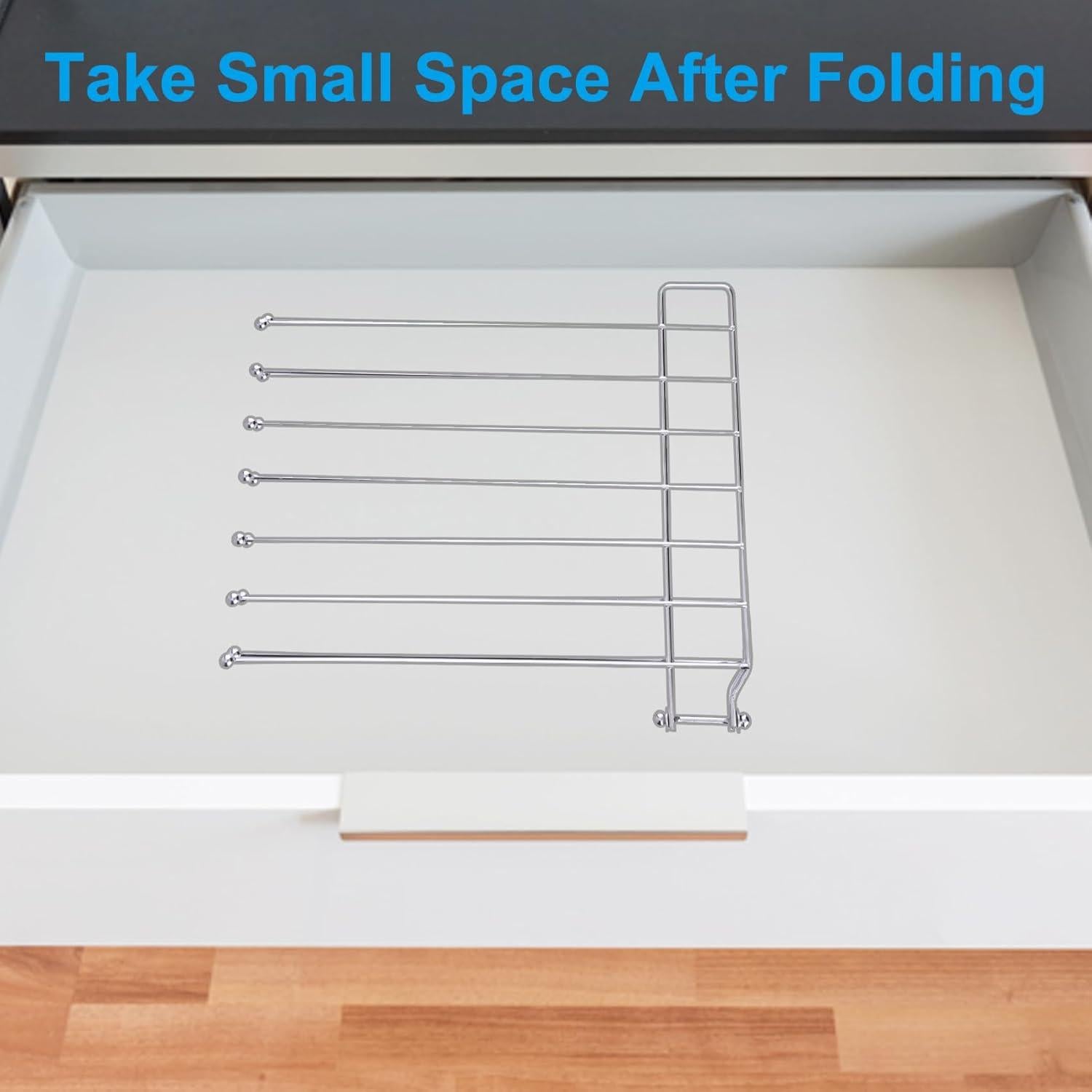 Soporte de Secado Plegable LEKUSHA de Acero Inoxidable 26.7 cm