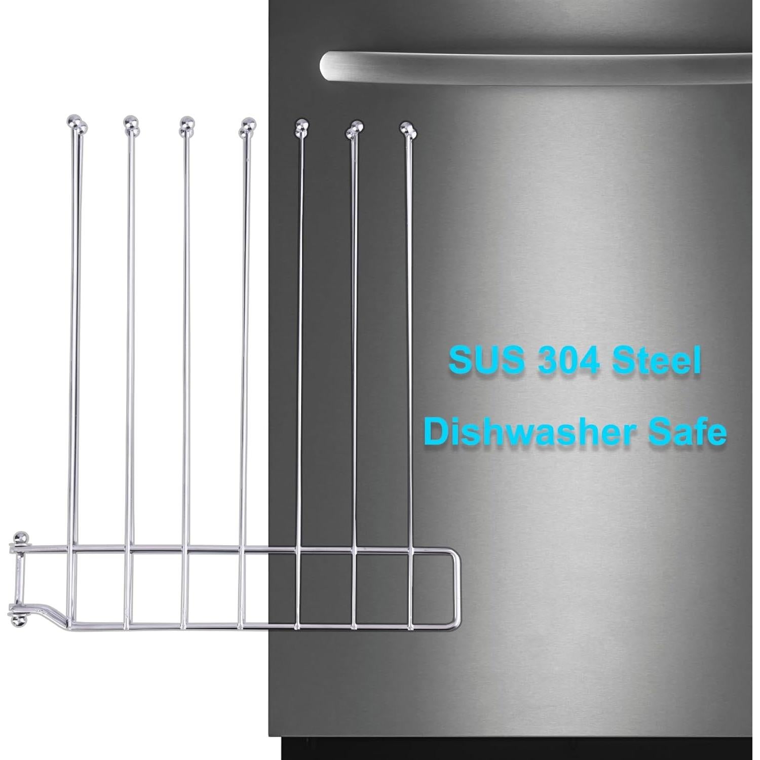 Soporte de Secado Plegable LEKUSHA de Acero Inoxidable 26.7 cm