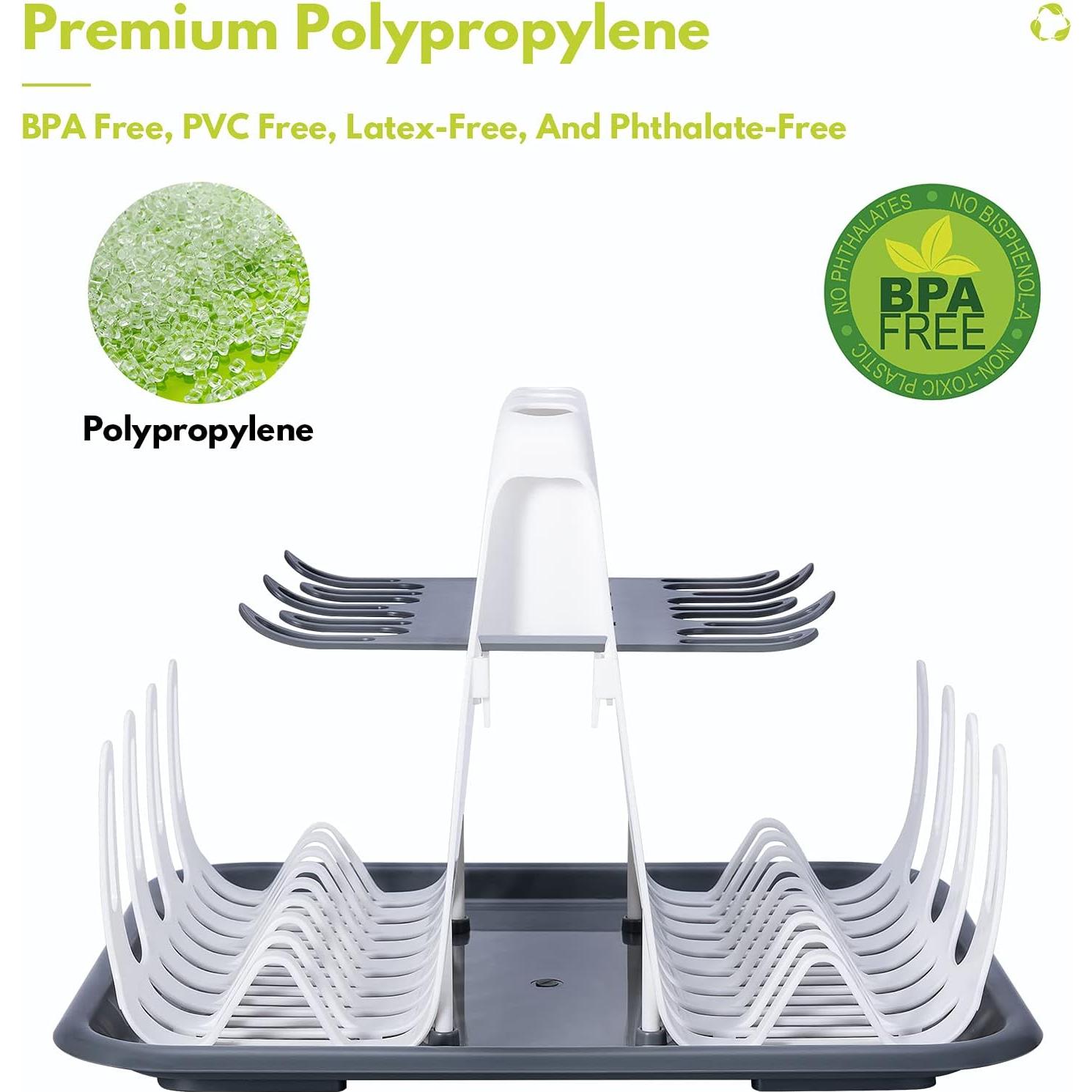 Secador de Biberones CAREBABYMORE con 6 Cepillos, Blanco