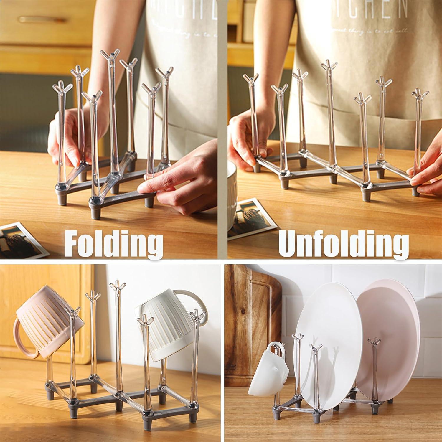 Soporte de Secado de Tazas Retráctil Yesland - 2 Piezas, Antideslizante