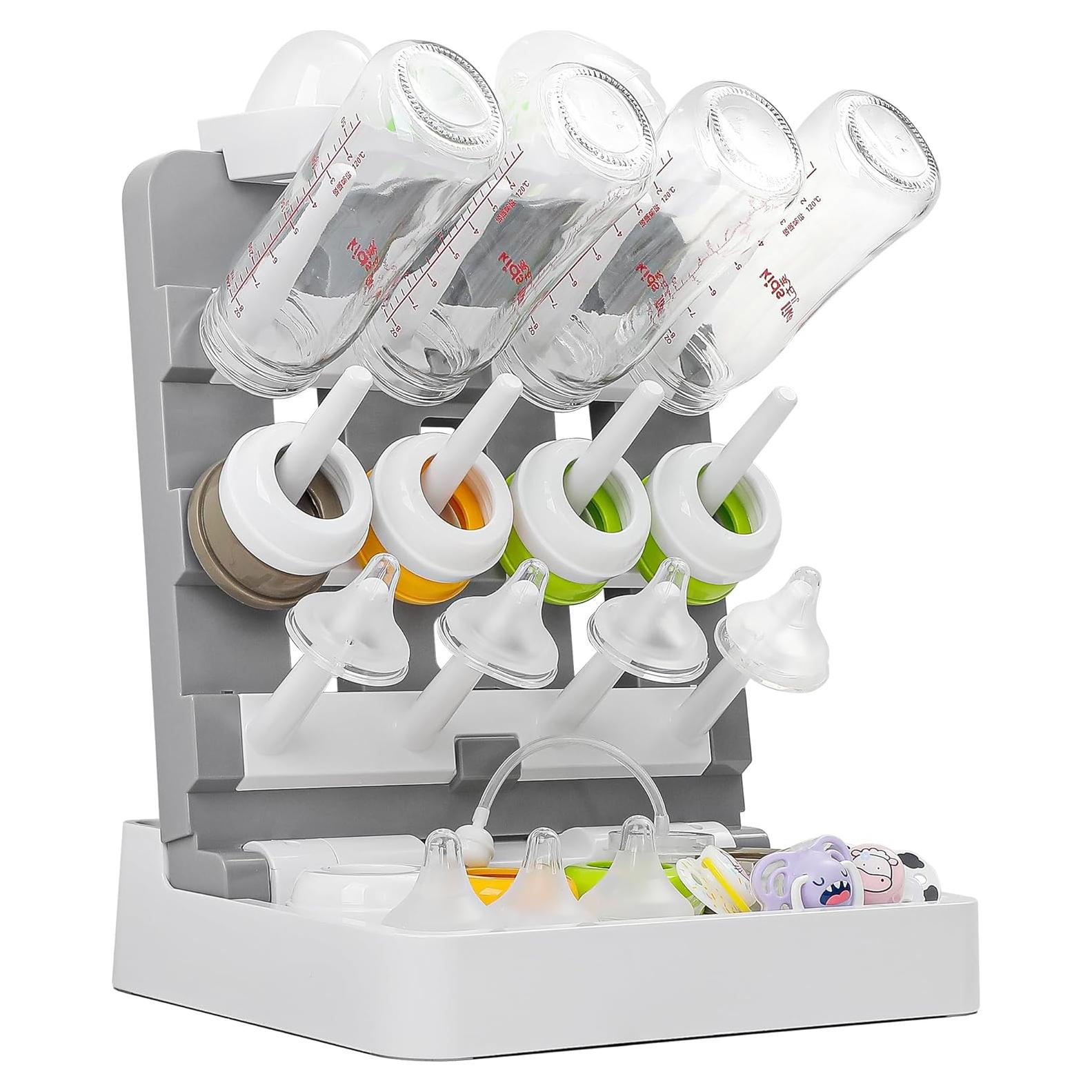 Soporte para Secado de Biberones CINWWNI - Ahorra Espacio, 12 Biberones