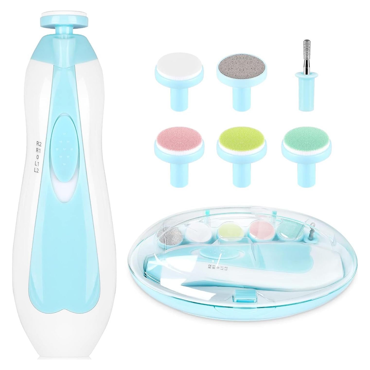 Cortador de Uñas Eléctrico Qunlions 6 en 1 para Bebés y Adultos