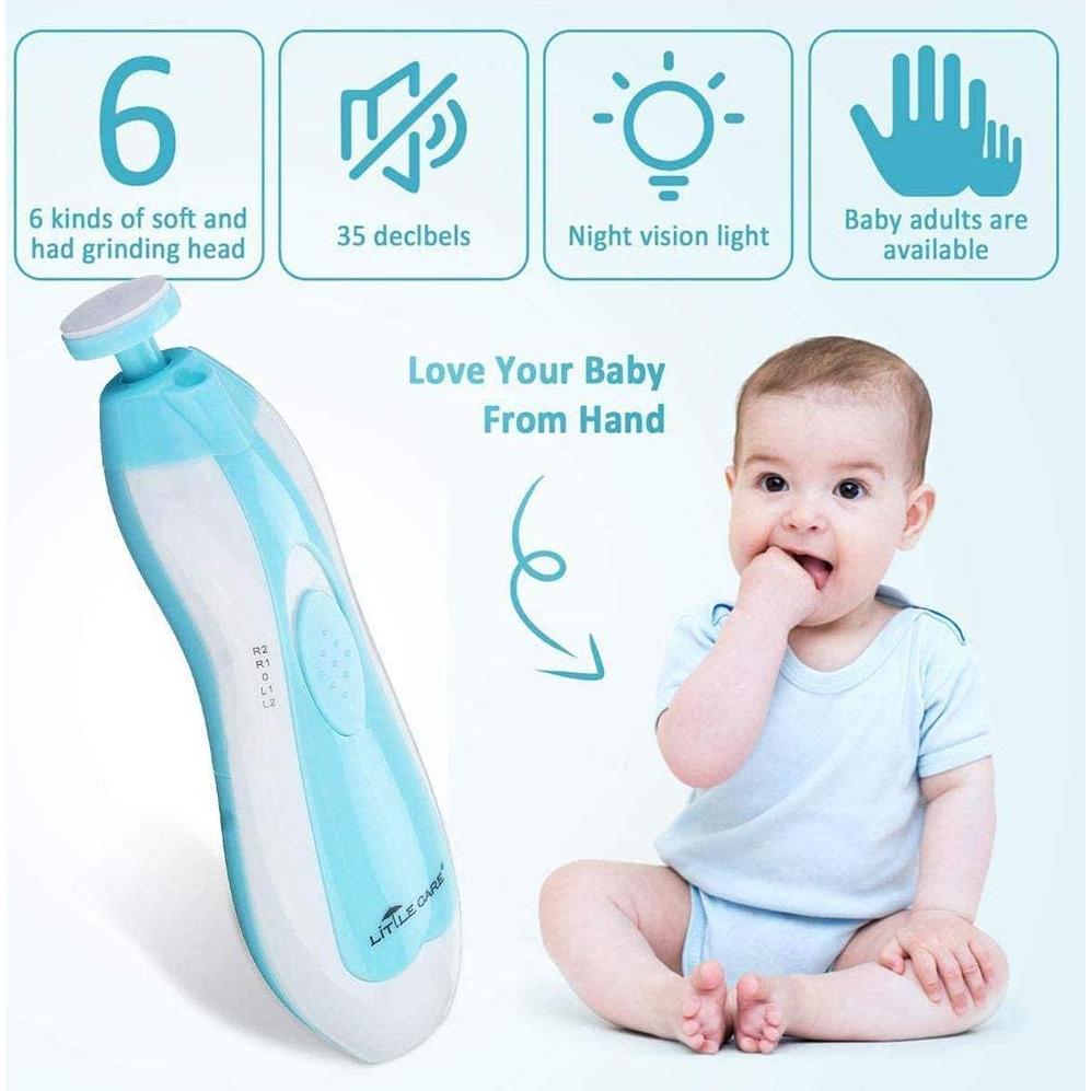 Cortador de Uñas Eléctrico Qunlions 6 en 1 para Bebés y Adultos