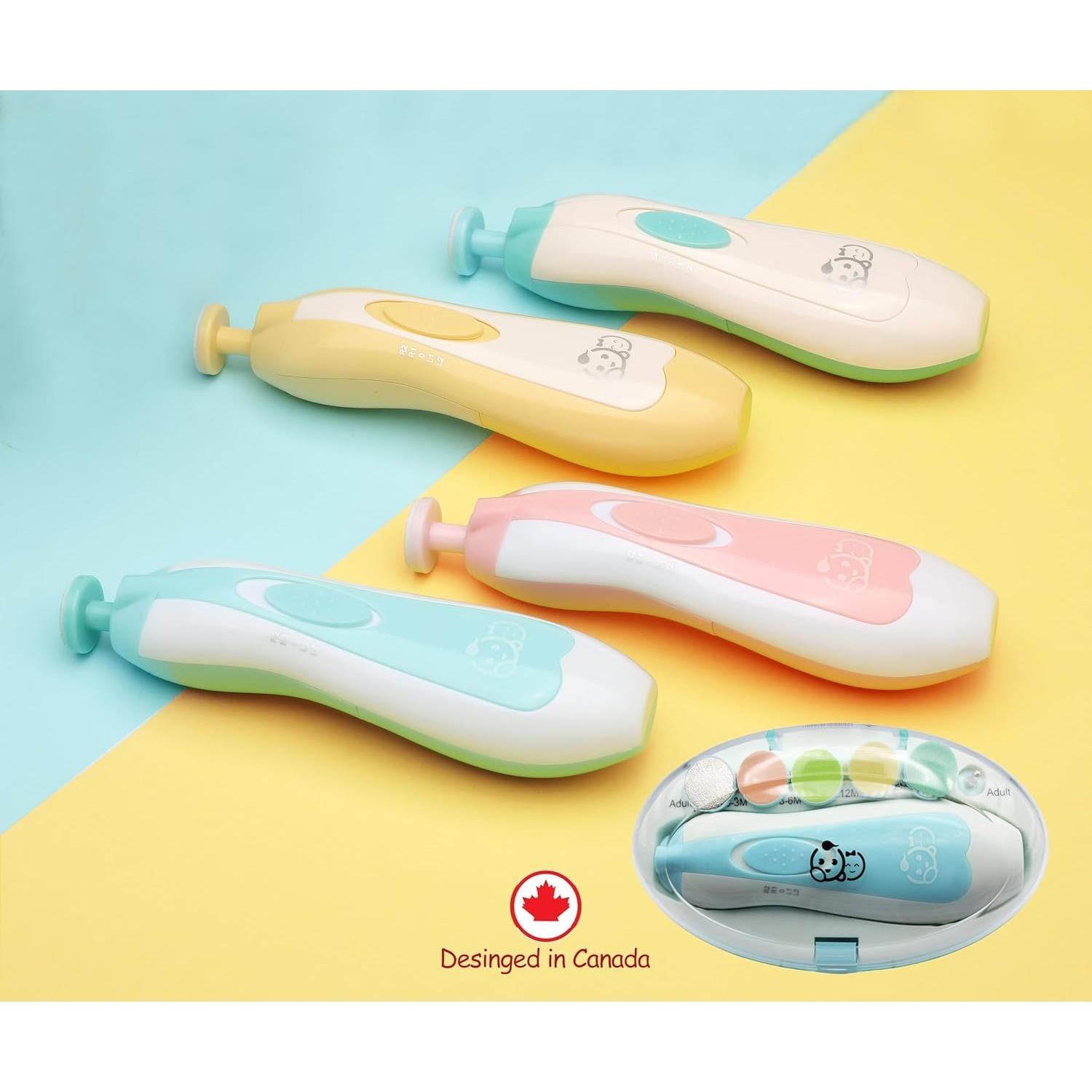 Cortador de Uñas Eléctrico Royal Angels 21 en 1 para Bebés