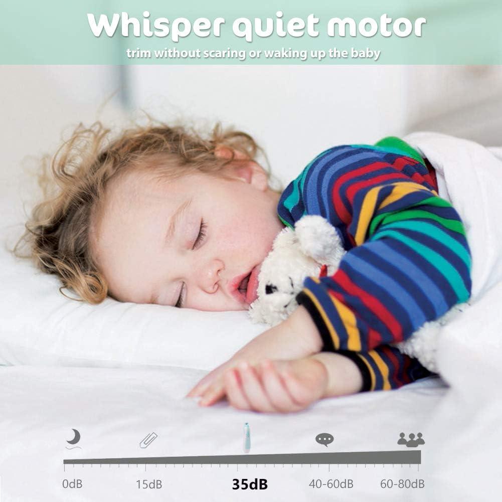 Cortador de Uñas Eléctrico Consevisen con Luz LED y 10 Accesorios