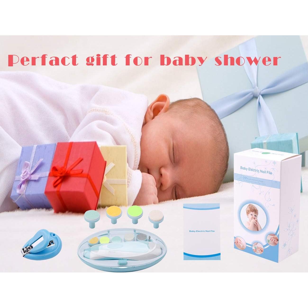 Cortador de Uñas Eléctrico Consevisen con Luz LED y 10 Accesorios