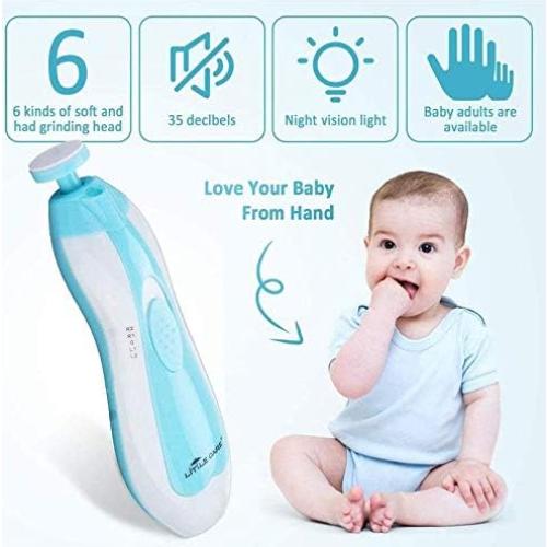 Lima de Uñas Eléctrica para Bebés Qunlions 8 en 1 Segura