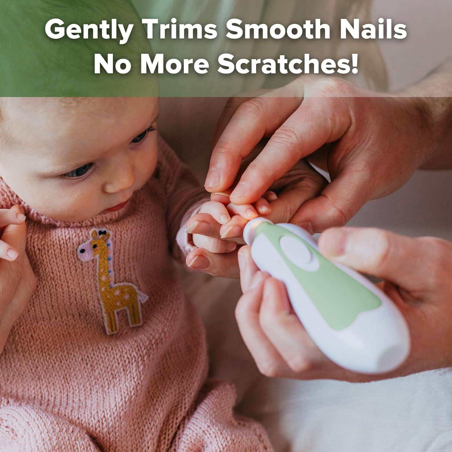 Cortador de Uñas Eléctrico Haakaa para Bebés y Adultos - Pradera