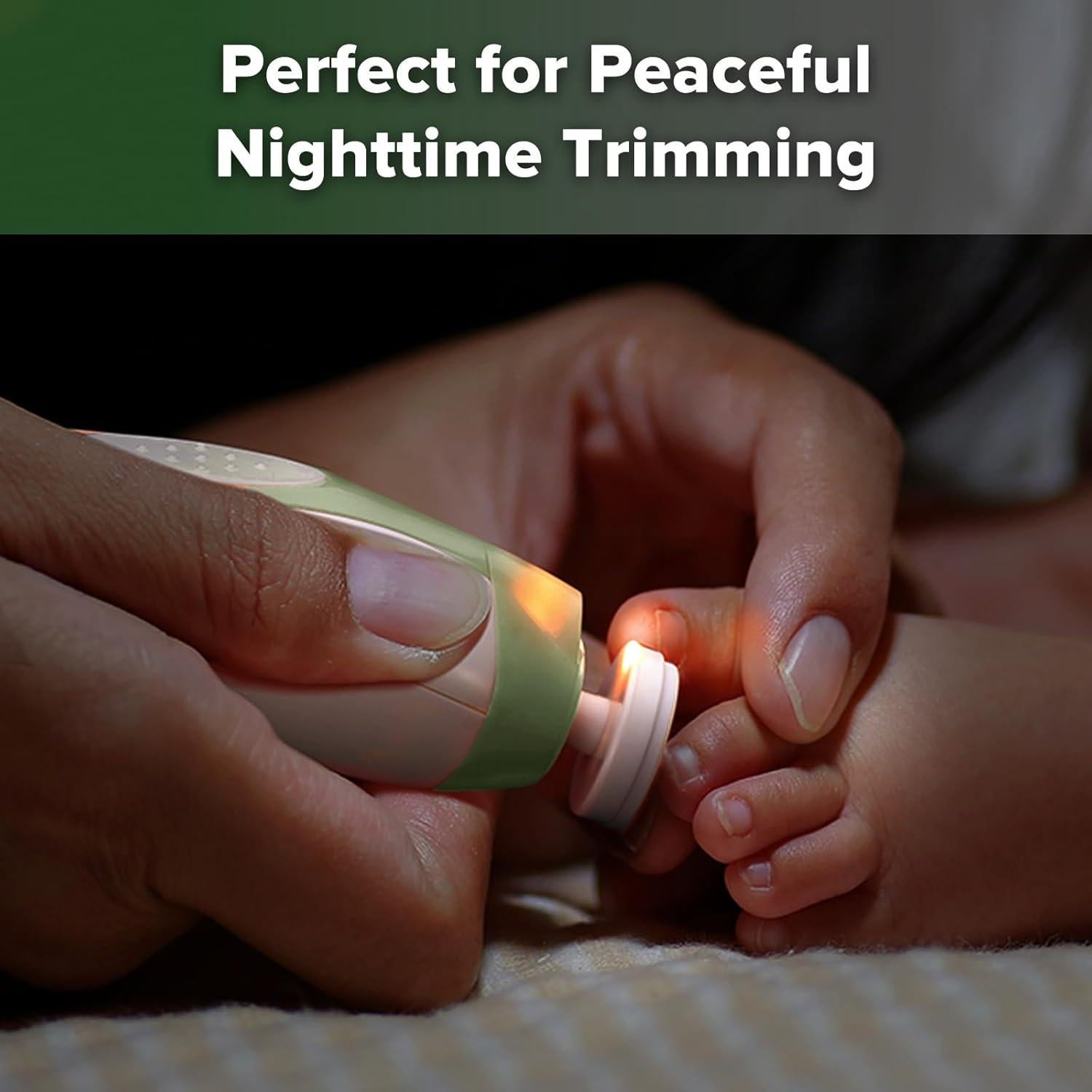 Cortador de Uñas Eléctrico Haakaa para Bebés y Adultos - Pradera