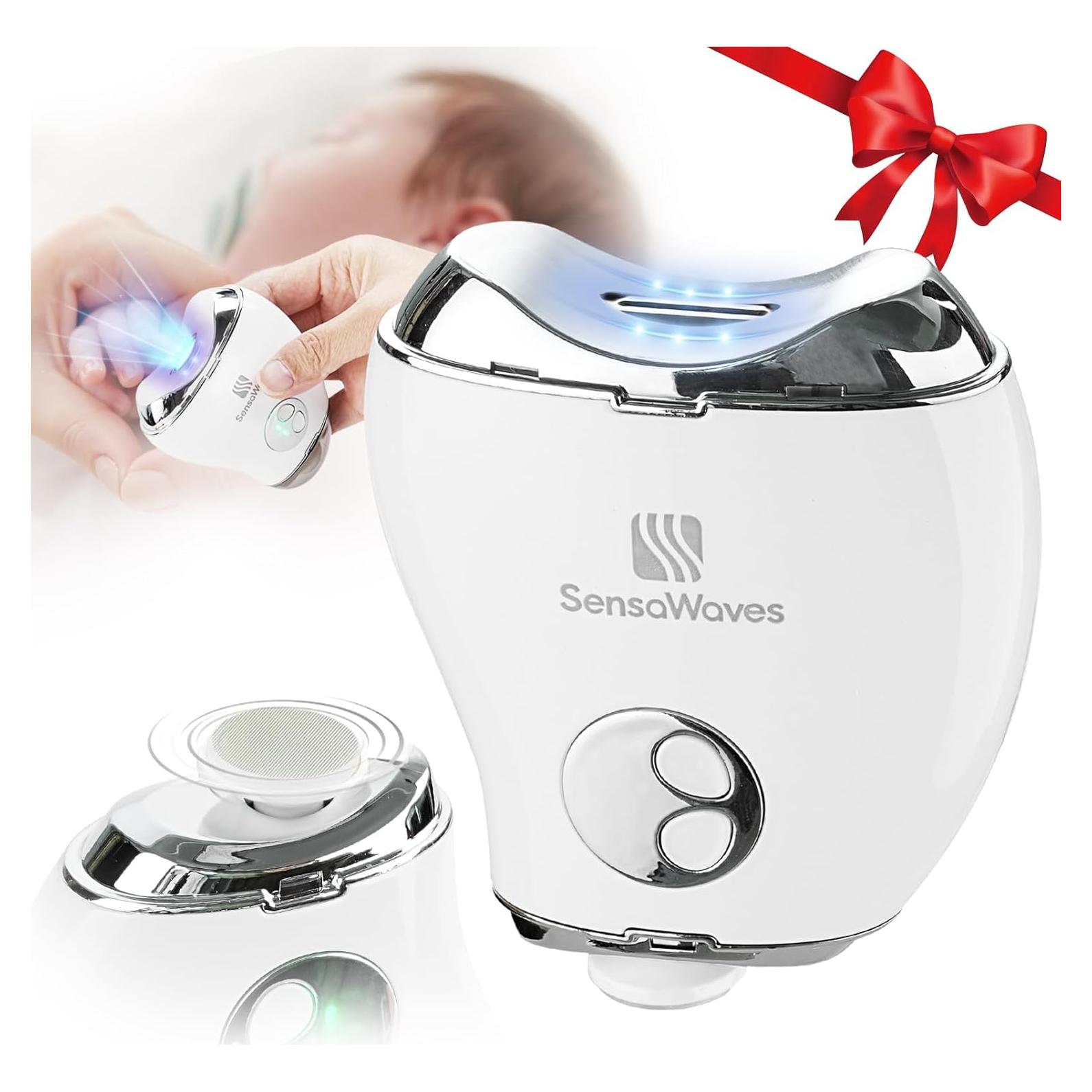 Cortador de Uñas Eléctrico 3 en 1 Sensawaves con Luz LED