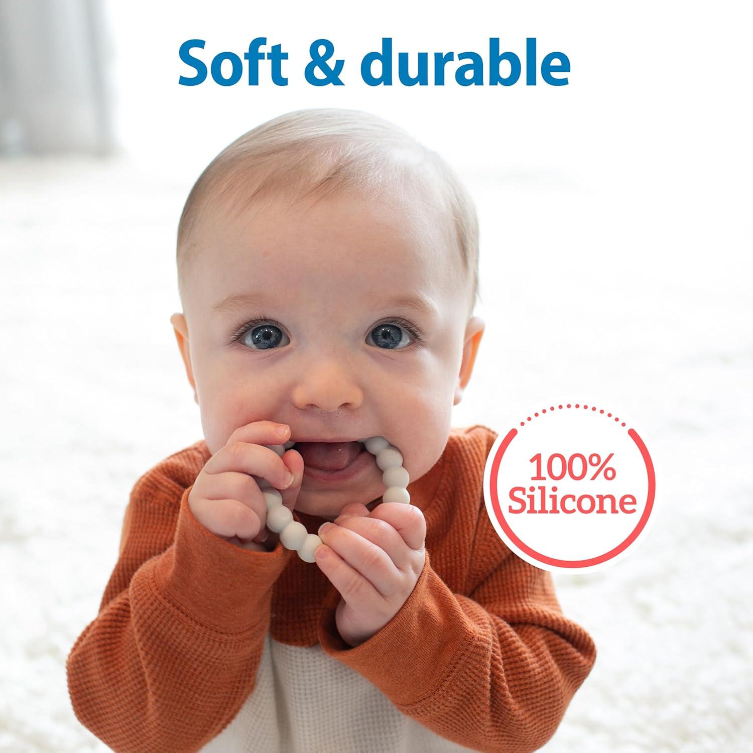 Anillos de Mordedor Dr. Brown 100% Silicona 3 Piezas 3m+