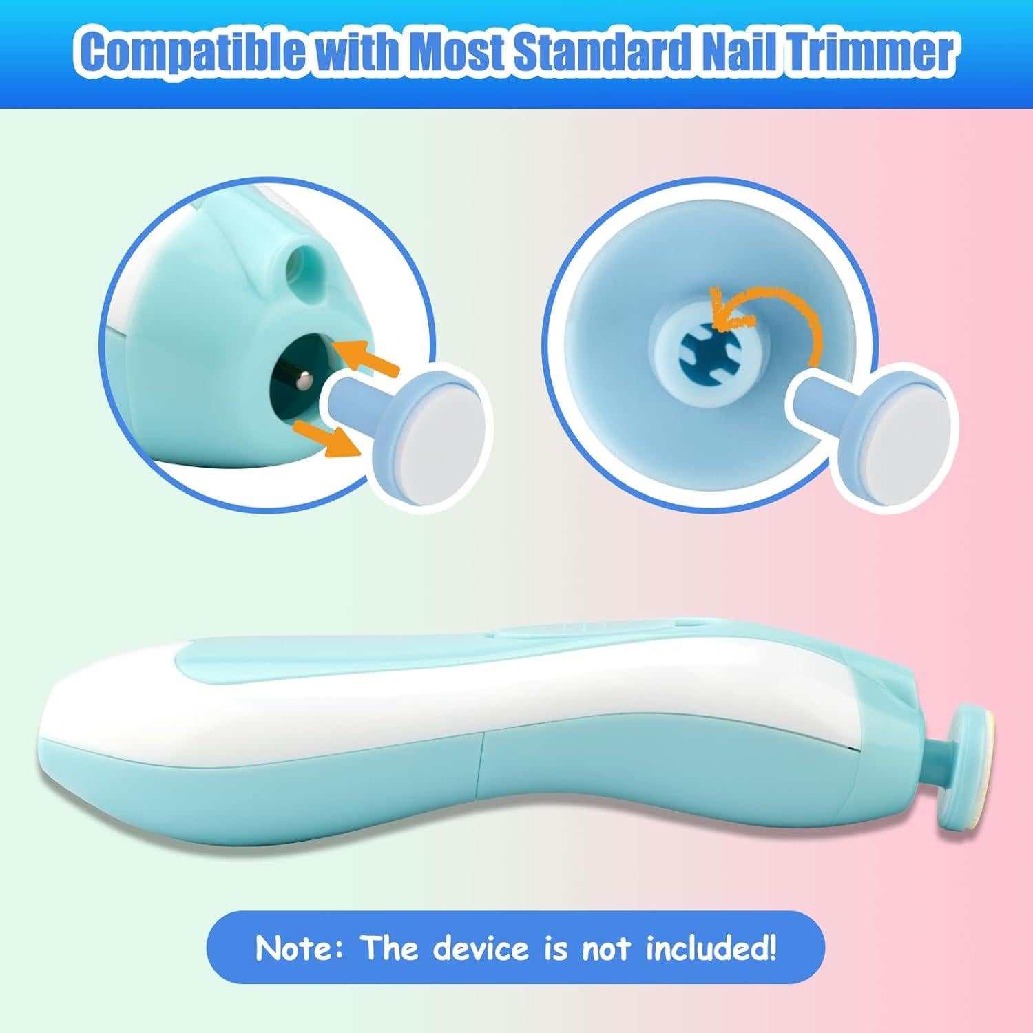 12 Almohadillas de Lima de Uñas para Bebés Qunlions - Reemplazo