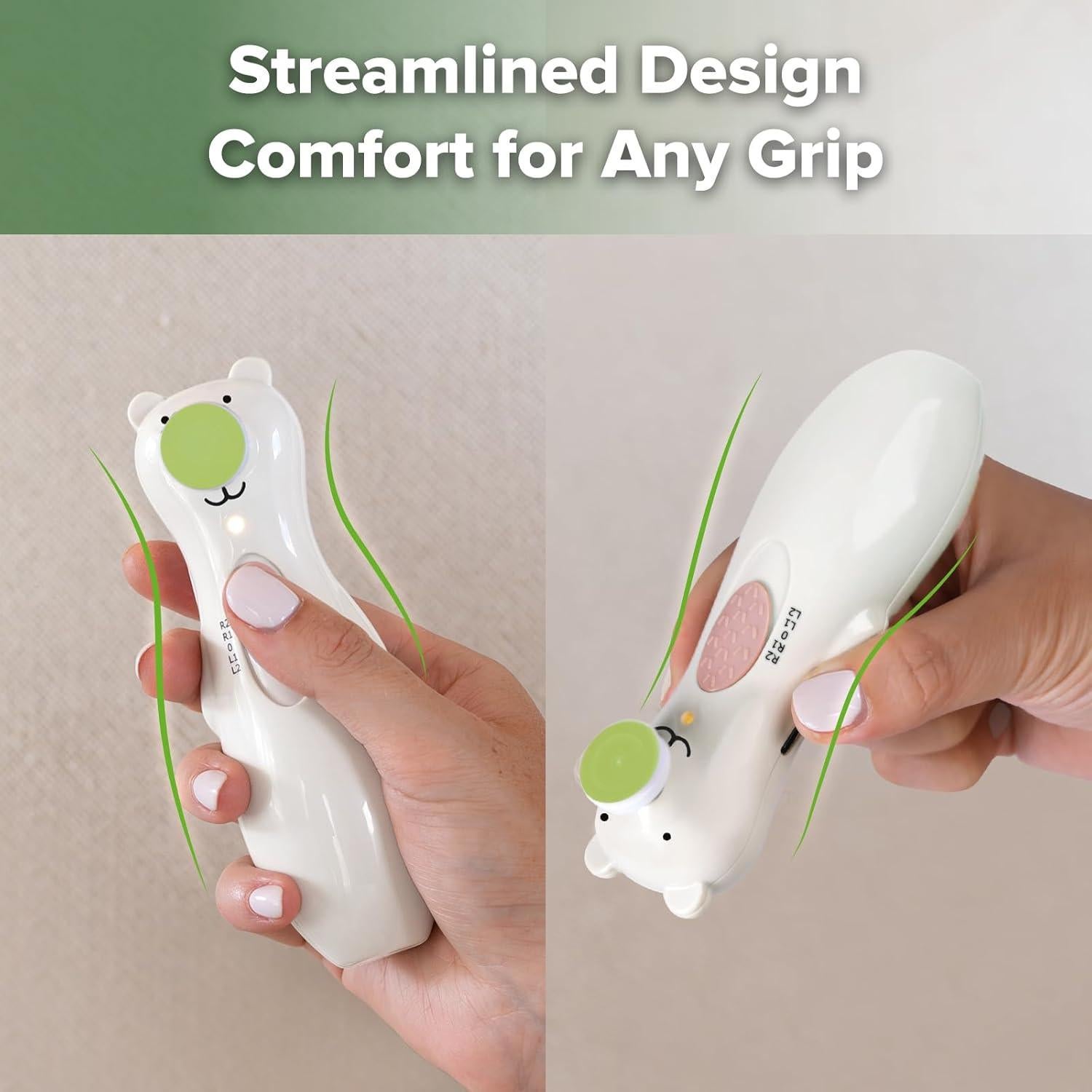 Lima de Uñas Eléctrica Recargable Haakaa para Bebés y Adultos