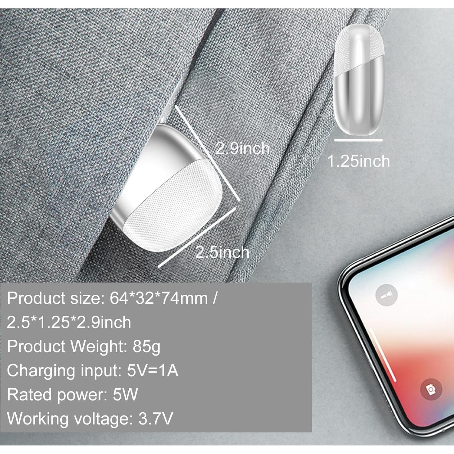 Cortador de Uñas Eléctrico YFLife HD-ZJDM11 Blanco con Luz LED