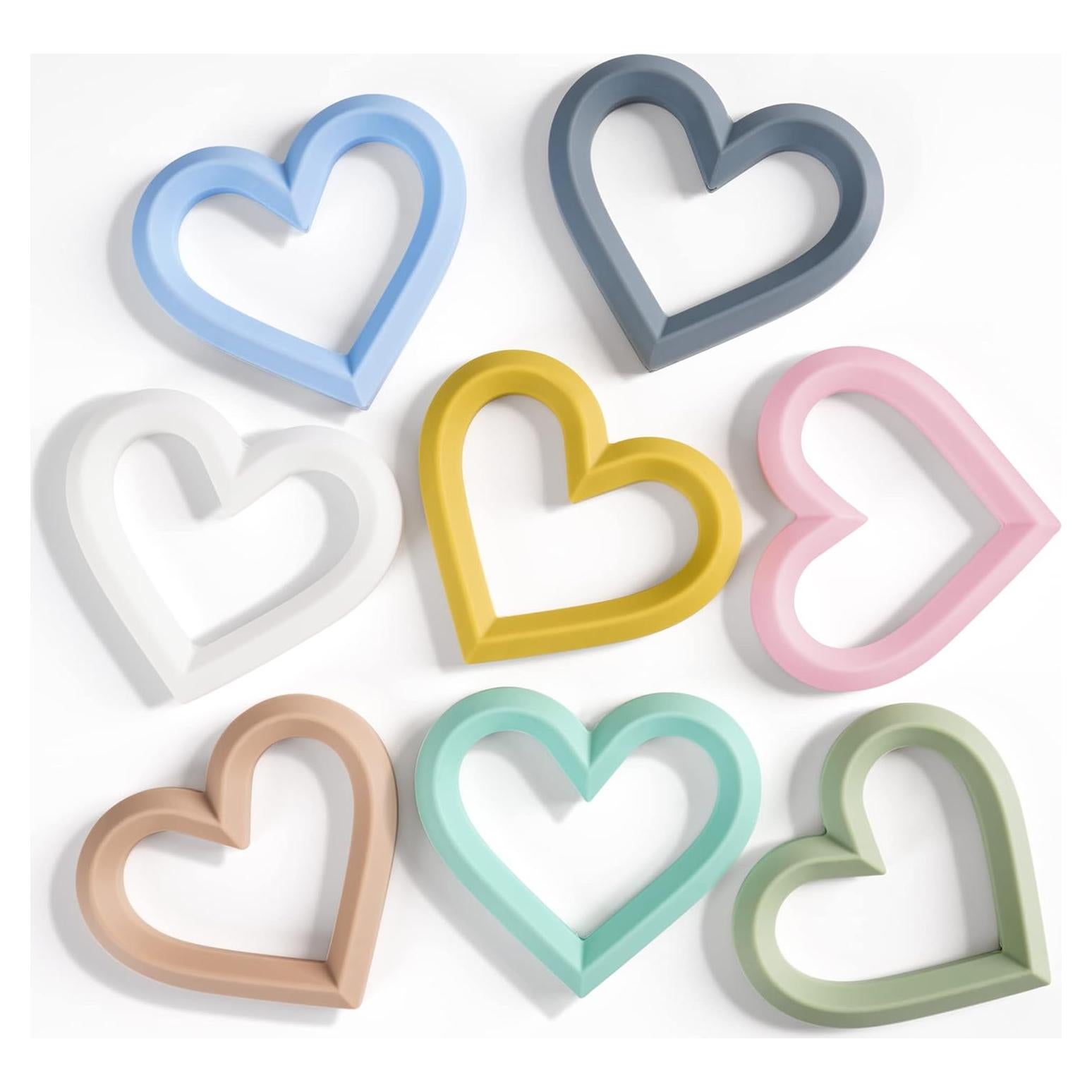 Mordedores de Silicona para Bebés 0-12 Meses - 8 Pack