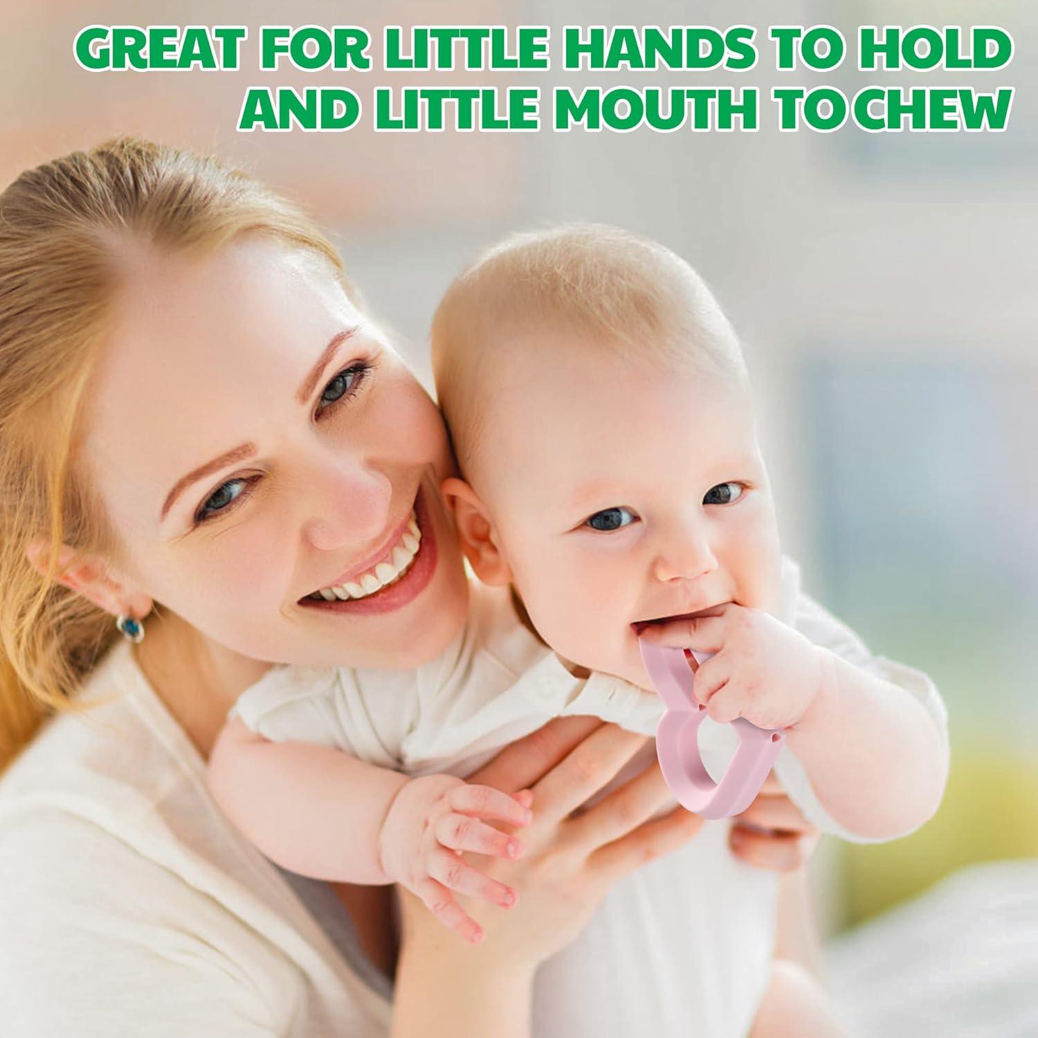 Mordedores de Silicona para Bebés 0-12 Meses - 8 Pack