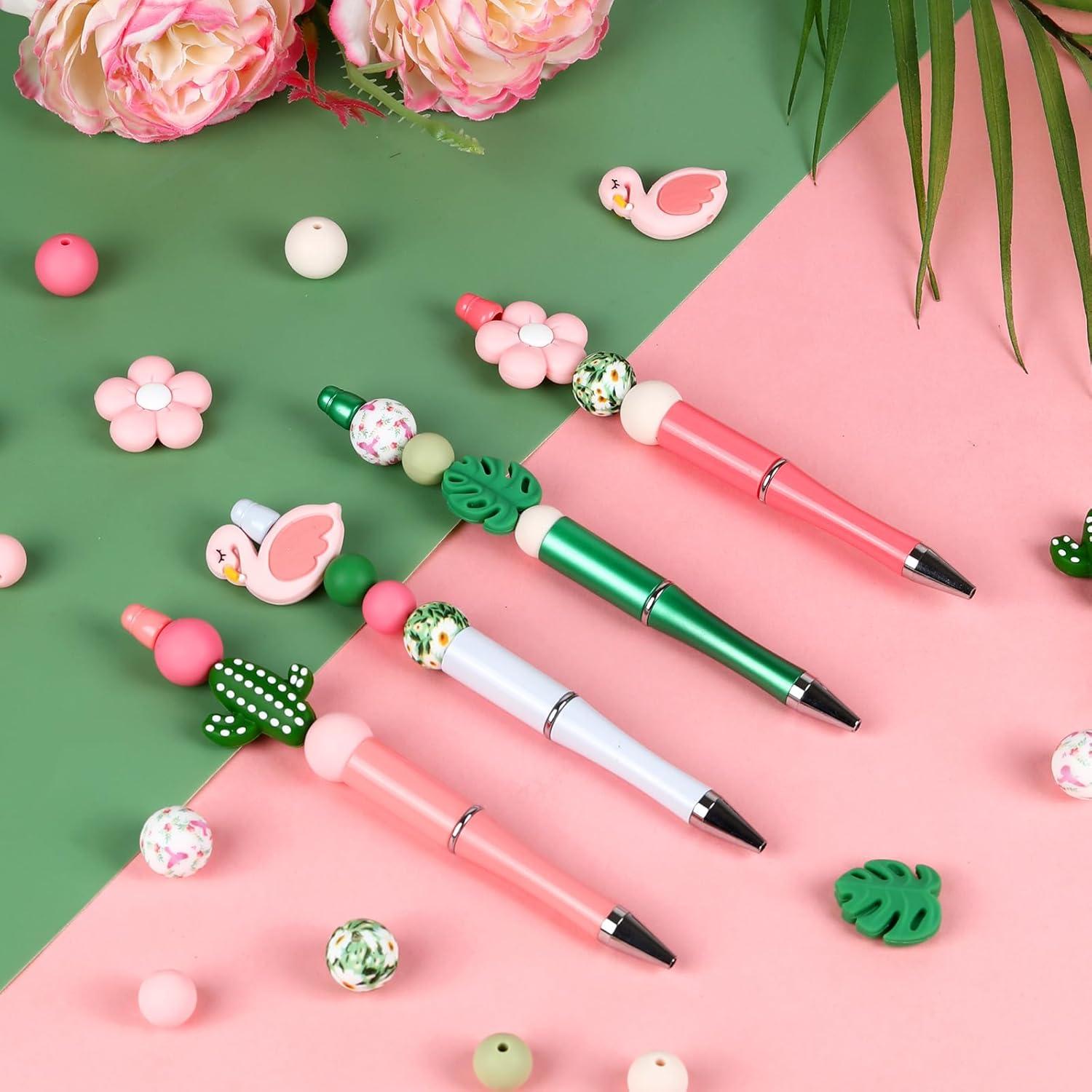 Kit de 120 Perlas de Silicona IESCOO para Manualidades DIY