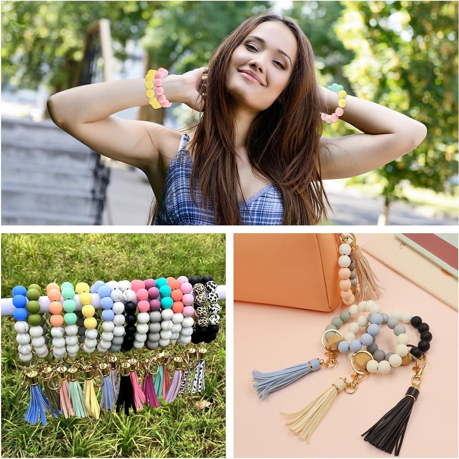 Perlas de Silicona 100 Pcs 15mm ASTARON 5 Colores Manualidades