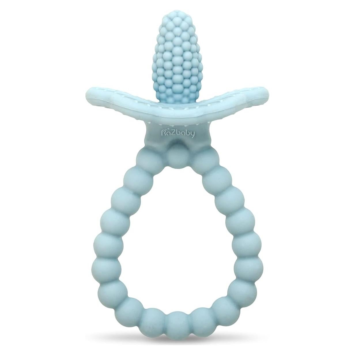 Mordedor RaZbaby RaZberry Plus Azul - Silicona Libre de BPA