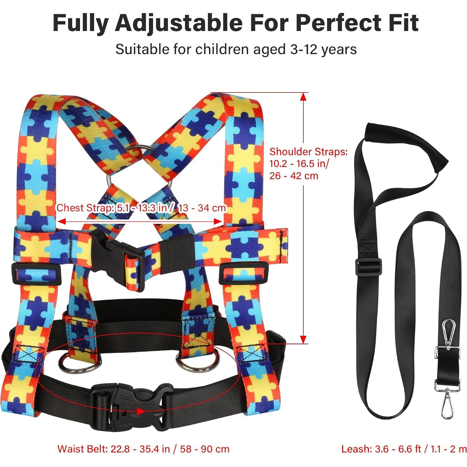 Arnés de Seguridad Ajustable HOOMTREE para Niños 3-12 Años