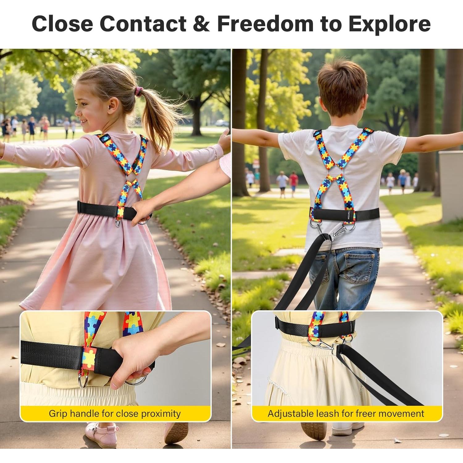 Arnés de Seguridad Ajustable HOOMTREE para Niños 3-12 Años