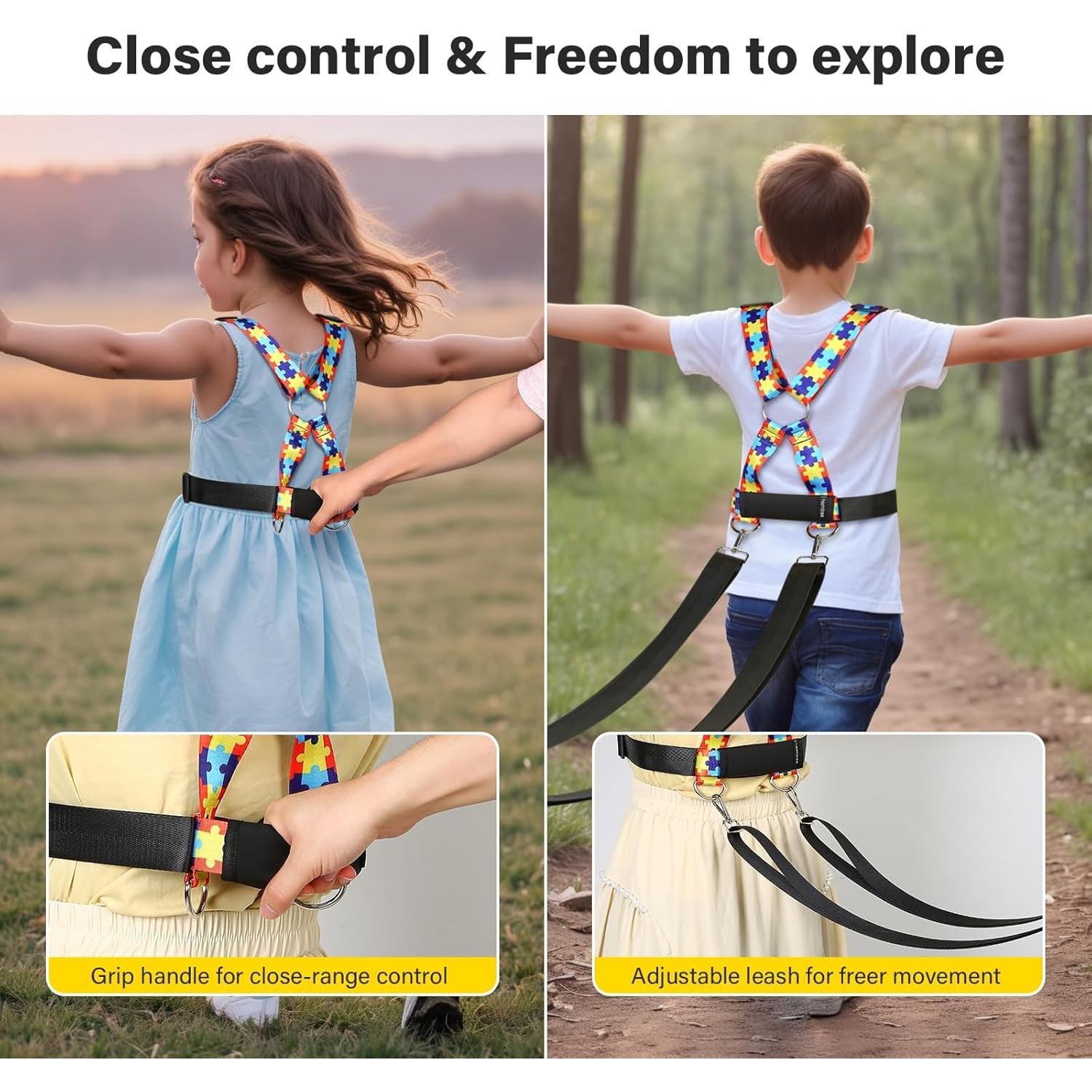 Arnés de Seguridad Ajustable HOOMTREE para Niños 3-12 Años