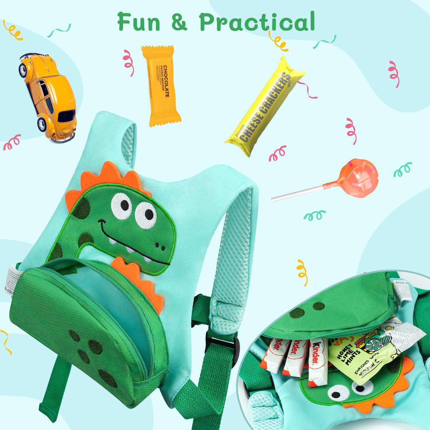 Arnés de Seguridad para Niños Dr.meter 3 en 1 Patrón Dinosaurio