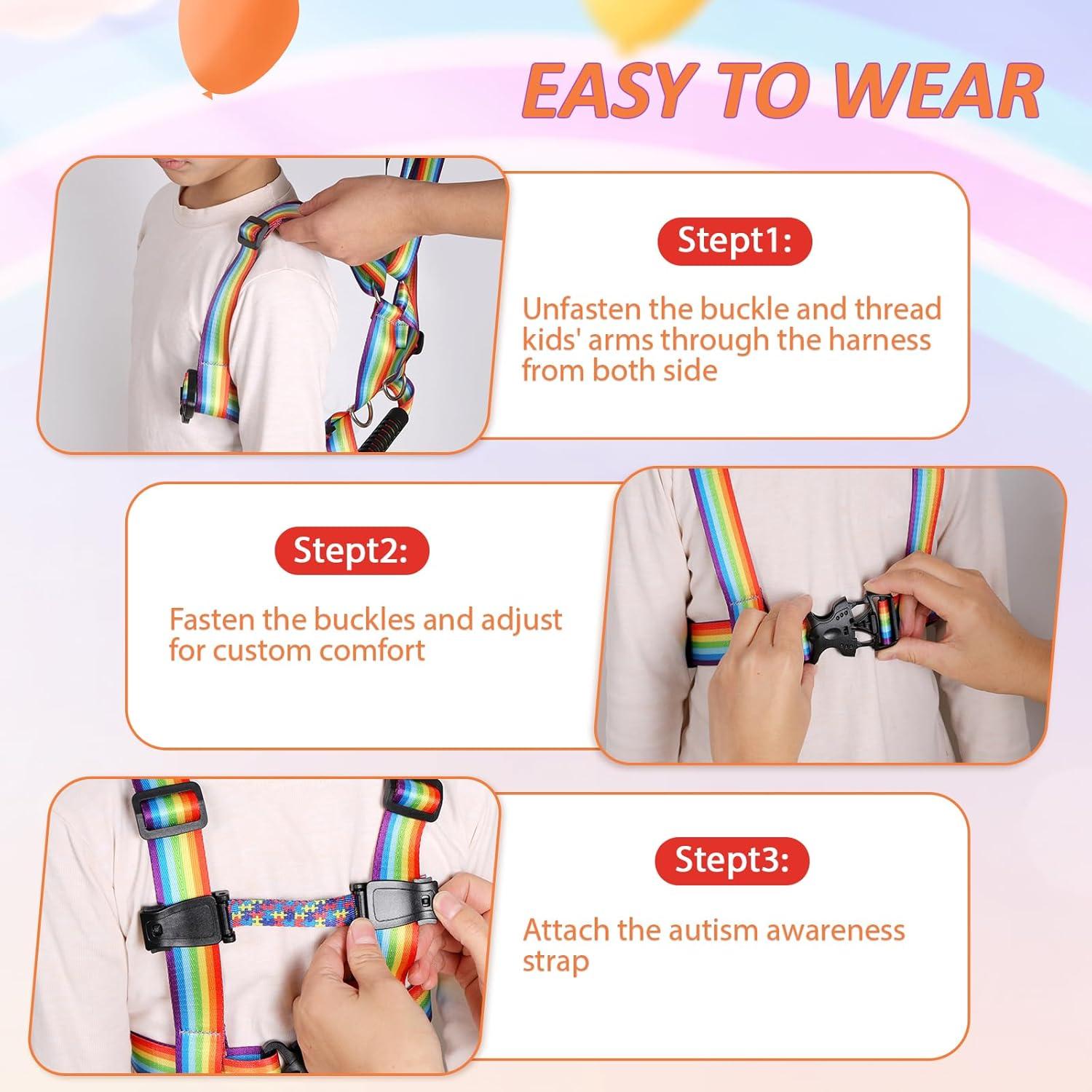 Arnés de Seguridad JXM para Niños 6-12 Años con Autismo