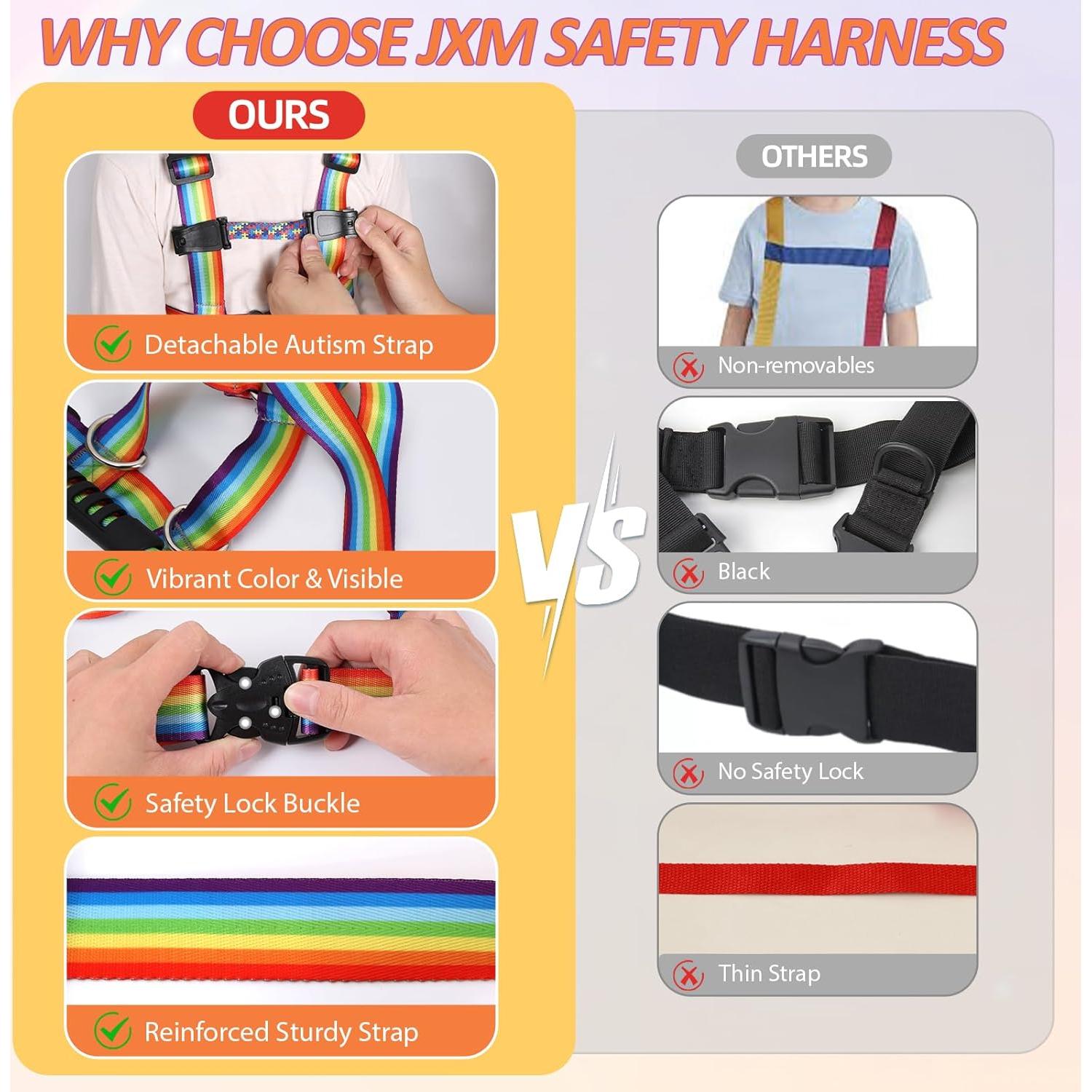 Arnés de Seguridad JXM para Niños 6-12 Años con Autismo