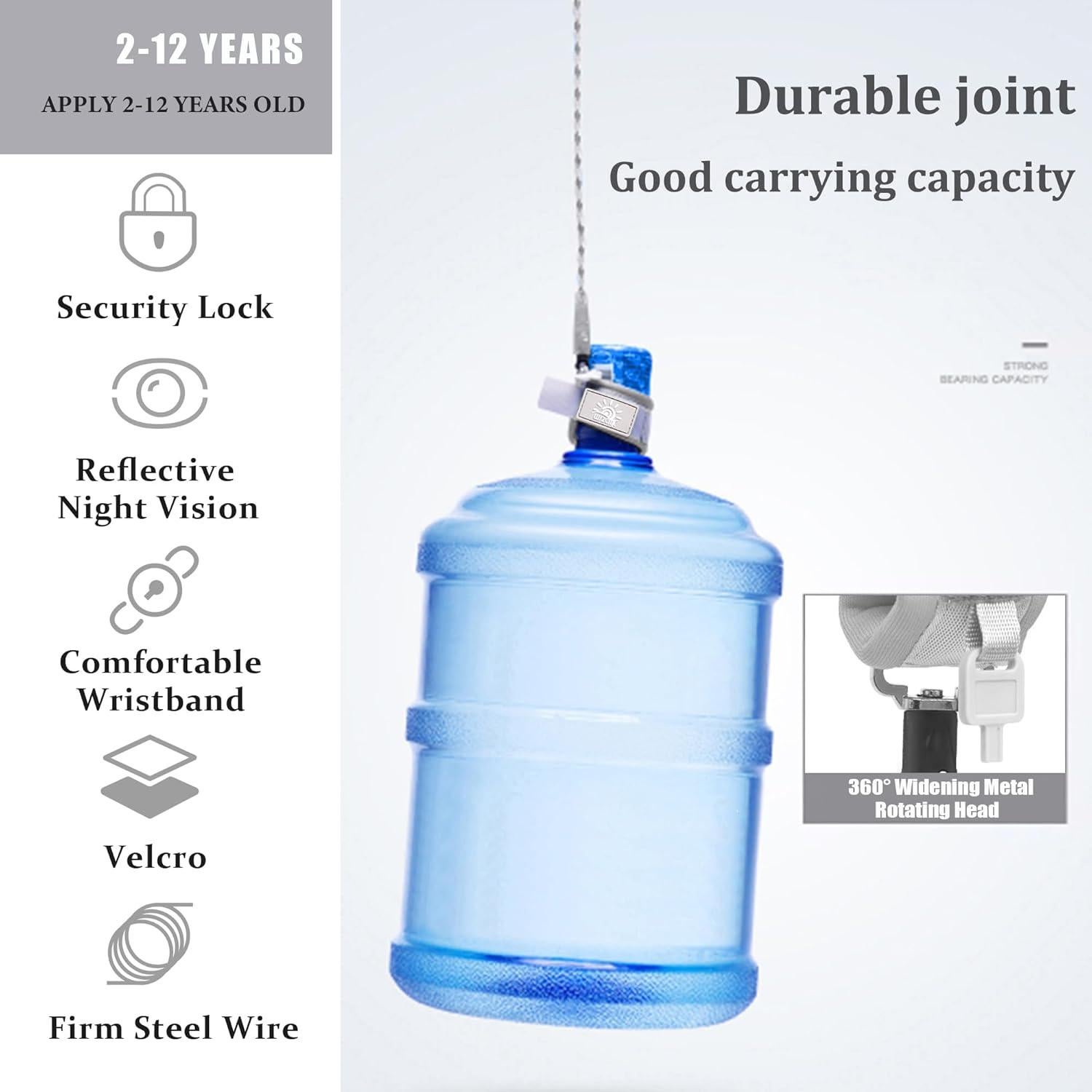 Arnés Anti Pérdida para Niños WSZCML - Correa 2m Ajustable