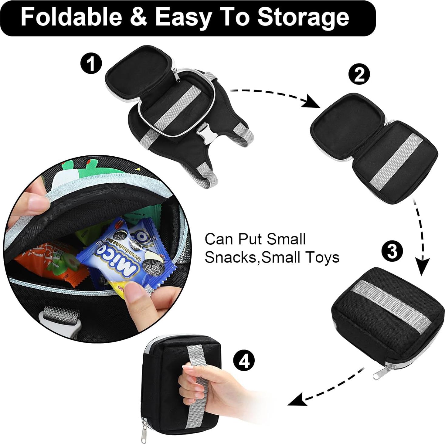 Arnés para Niños Accmor Dinosaurio Plegable Reflectante 1-5 Años