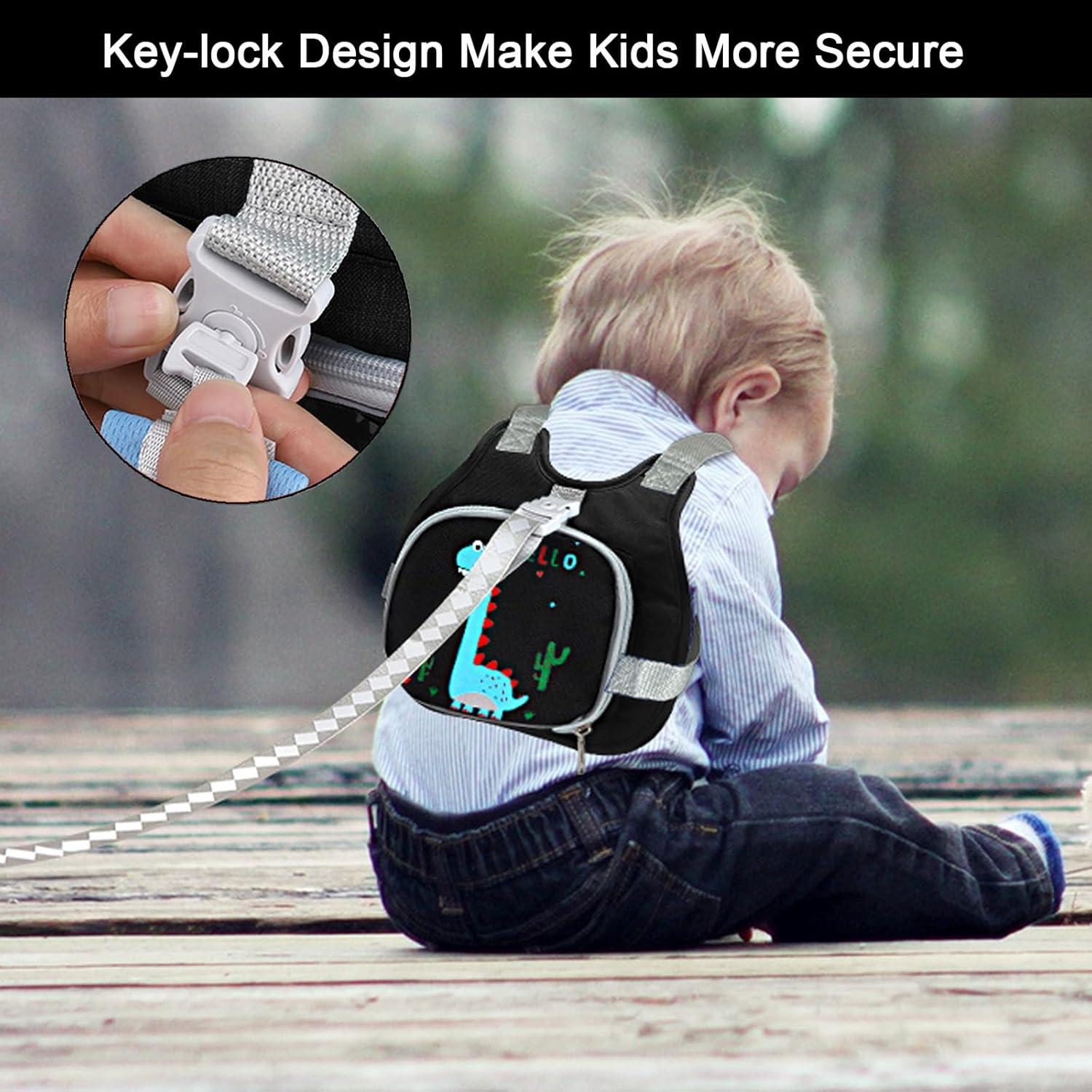 Arnés para Niños Accmor Dinosaurio Plegable Reflectante 1-5 Años