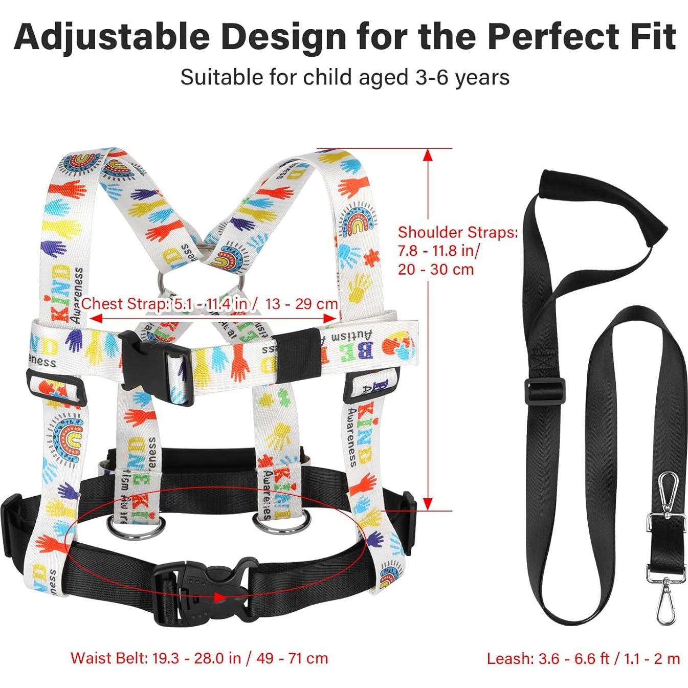 Arnés de Seguridad para Niños con Autismo HNL002A 3-6 Años