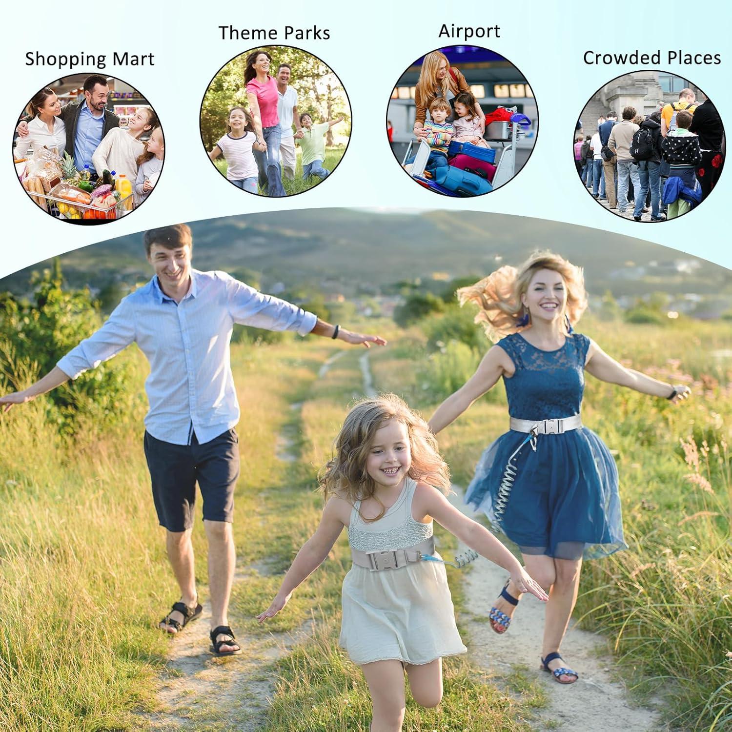 Arnés de Cintura JXM para Niños con Bloqueo - Azul