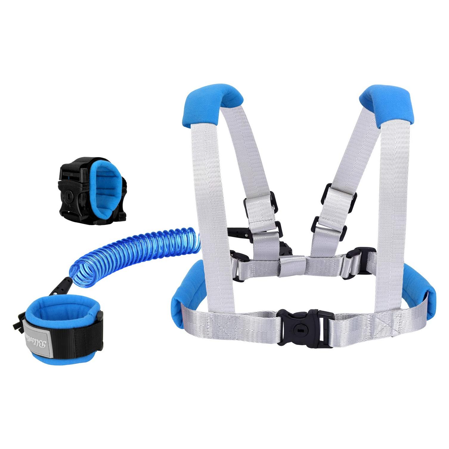 Correa Antipérdida para Niños Blisstime Azul 2 en 1 230g