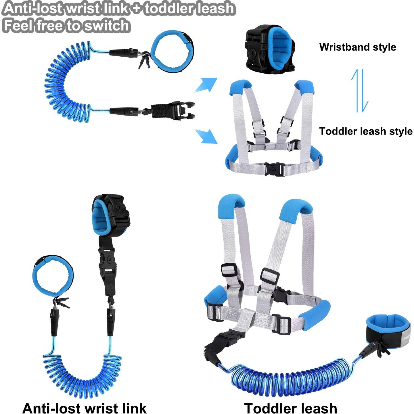 Correa Antipérdida para Niños Blisstime Azul 2 en 1 230g