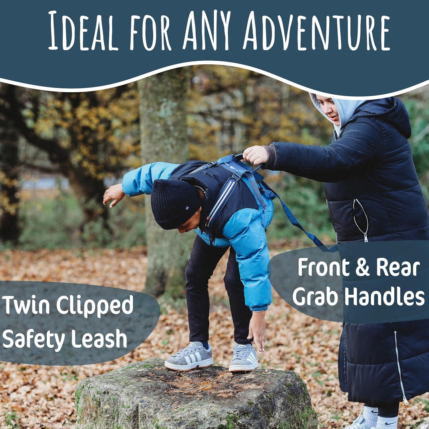 Arnés Infantil Hobbledehoo XL Azul para Niños 7+ Años