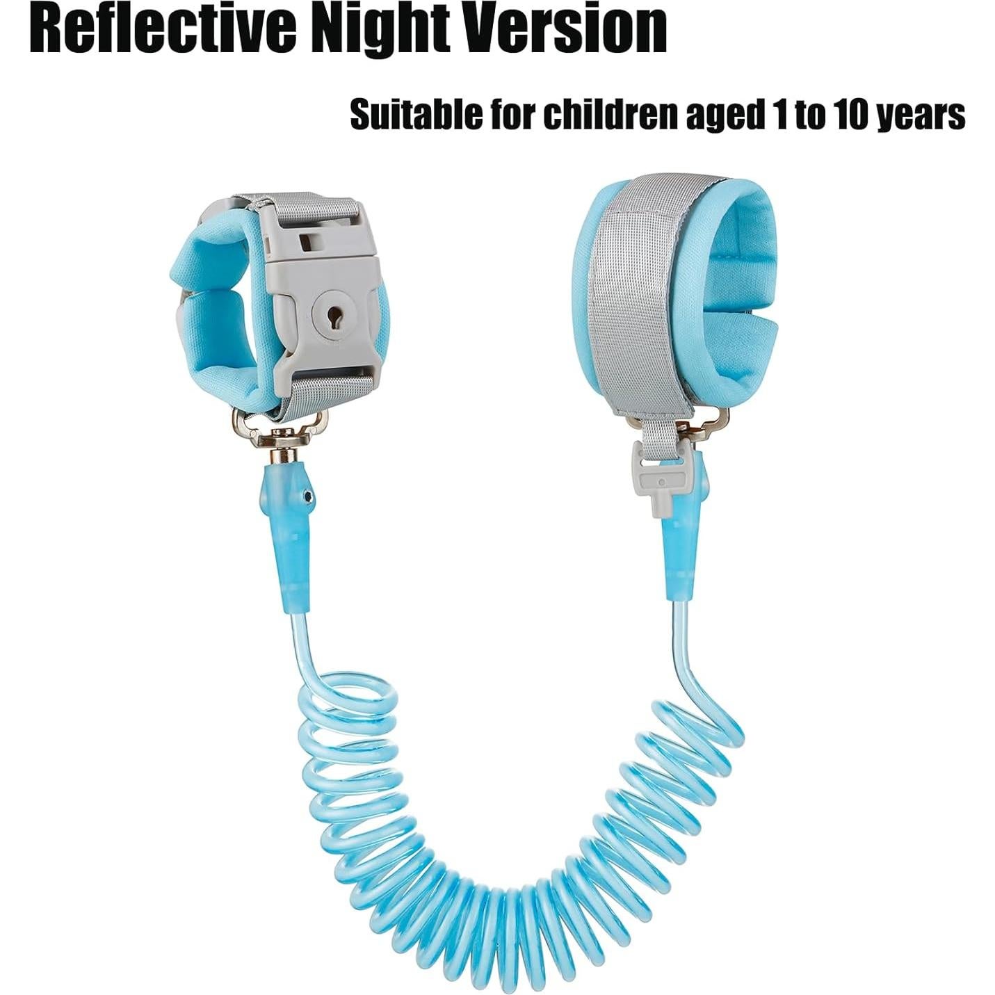 Enlace de Muñeca Antipérdida PandaEar - Arnés Ajustable Azul